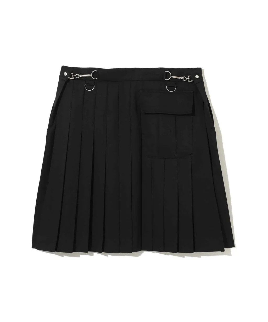 Undercover UNDERCOVER - Wool Pleated Wrap Skirt Black Size US 32 / EU 48 - 2 Thumbnail