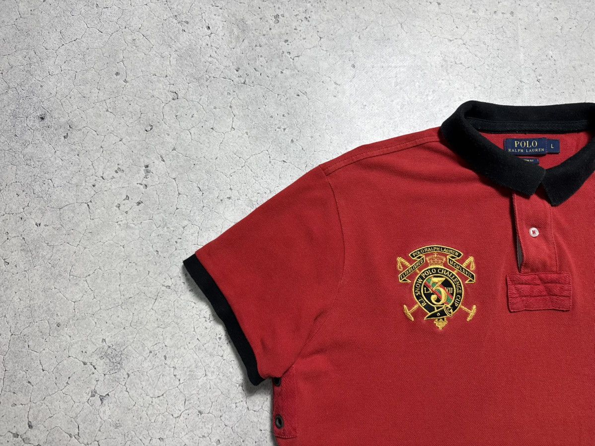 Polo Ralph Lauren Polo Ralph Lauren Big Pony #3 Vintage Polo Shirt Size L Size US L / EU 52-54 / 3 - 3 Thumbnail