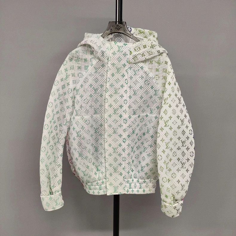 Louis Vuitton Louis Vuitton Organza Mesh Zip Jacket - dmc Size US XL / EU 56 / 4 - 1 Thumbnail