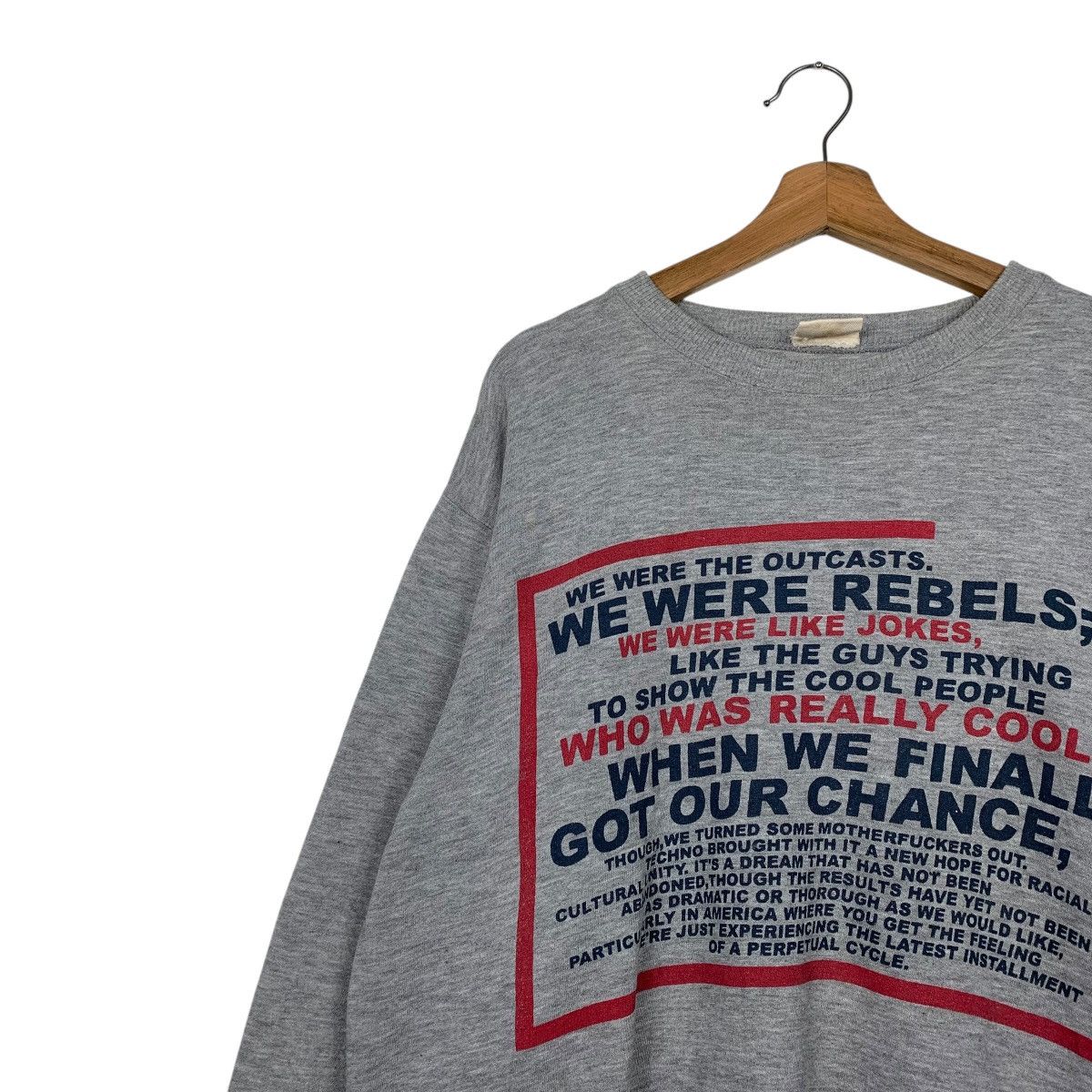Japanese Brand Japanese Brand We Were Rebels Crewneck Sweatshirt Size US M / EU 48-50 / 2 - 6 Thumbnail