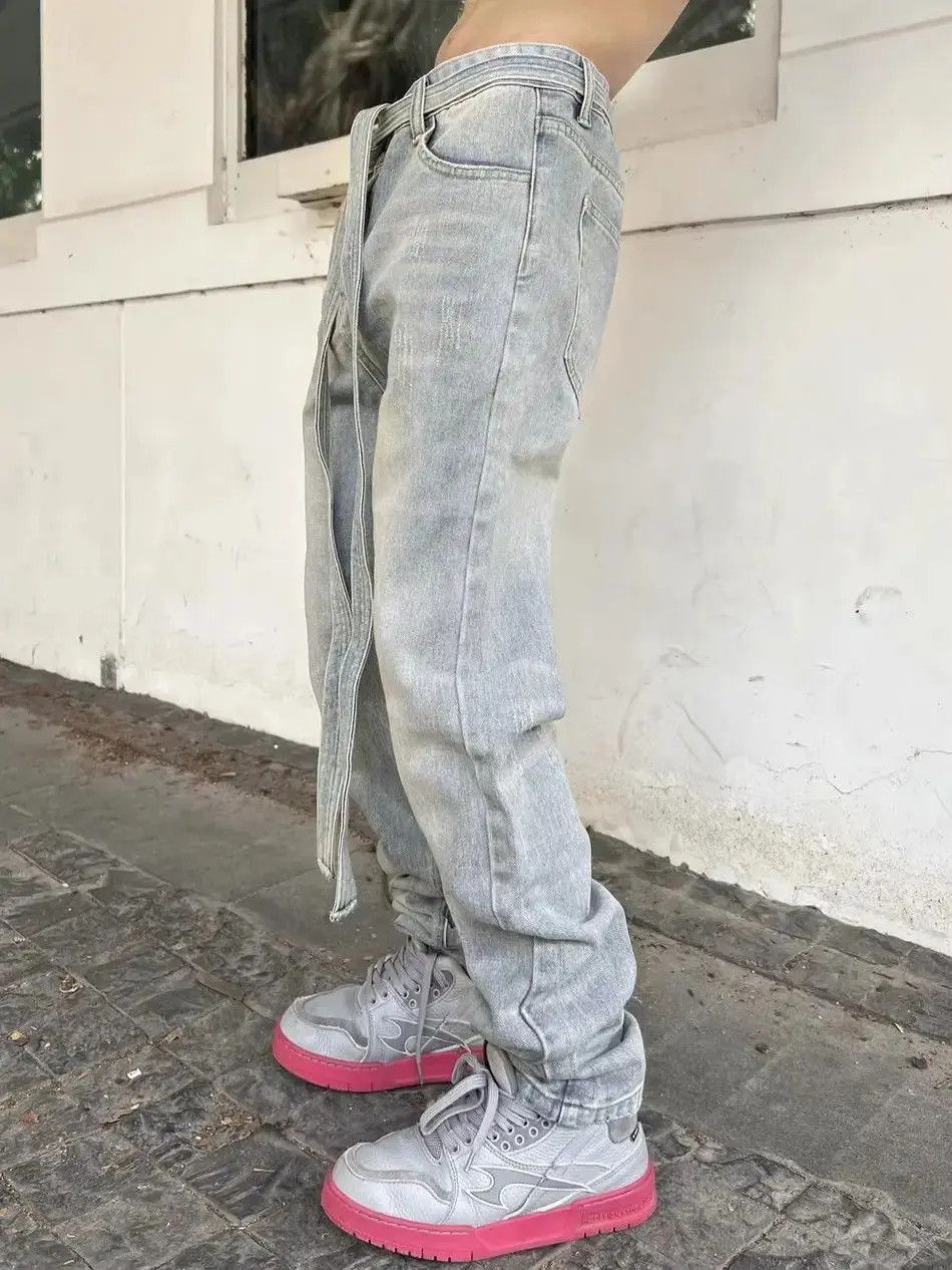 Japanese Brand Leisure high street slim fit jeans Size US 30 / EU 46 - 2 Thumbnail
