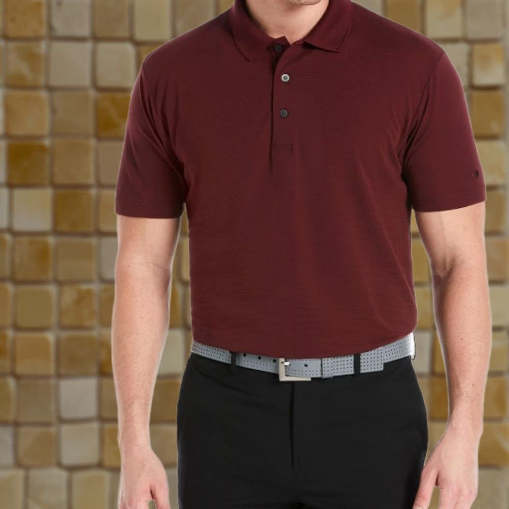 Vintage GRAND SLAM Polo Shirt Mens XLT Burgundy FIG Solid Short Sleeve Polo Size US XL / EU 56 / 4 - 1 Preview