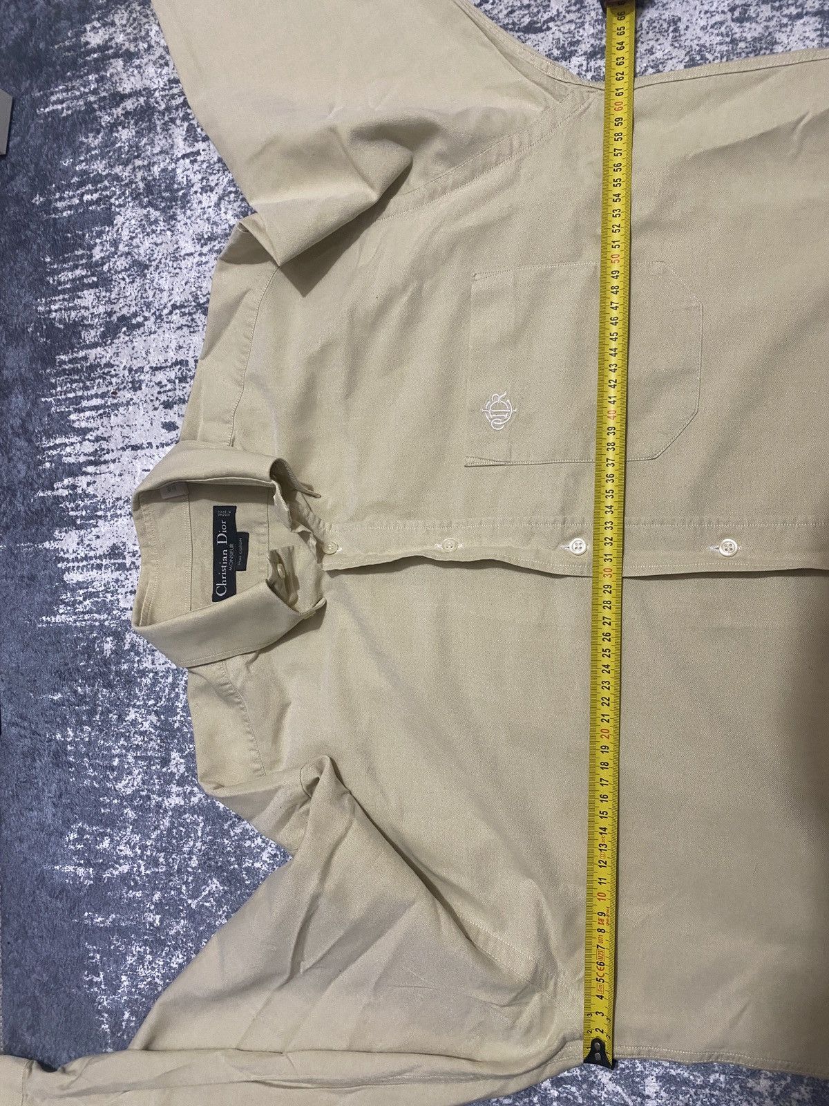 Christian Dior Monsieur × Vintage Luxury christian dior with mini logo vintage shirt button up Size US XL / EU 56 / 4 - 9 Thumbnail
