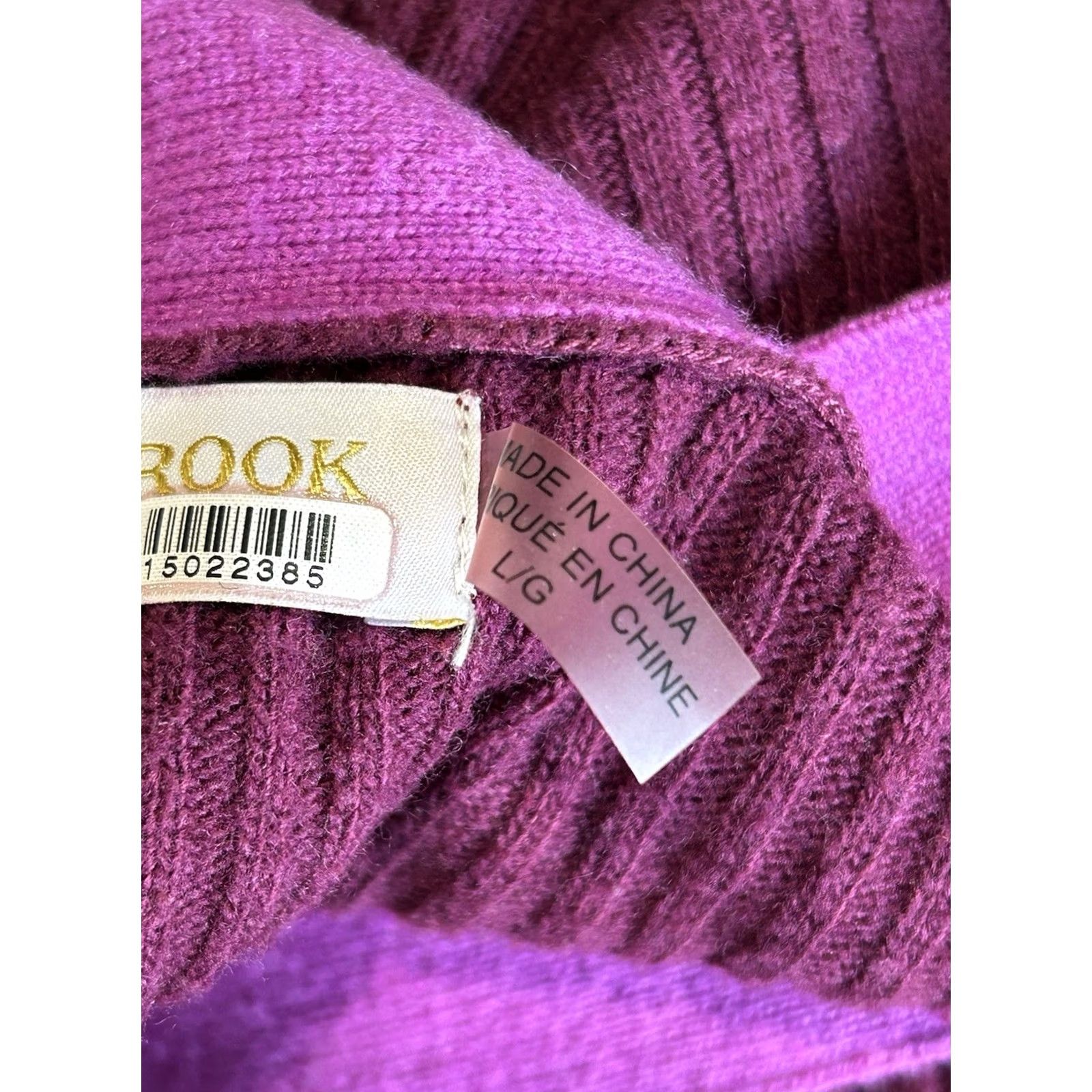 Ramy Brook Ramy Brook Andrea V-Neck Mini Sweater Dress Mulberry Women’s Large L Short Sleeve Knit Buttoned V-Neck Casual Party Wedding Size L / US 10 / IT 46 - 8 Thumbnail