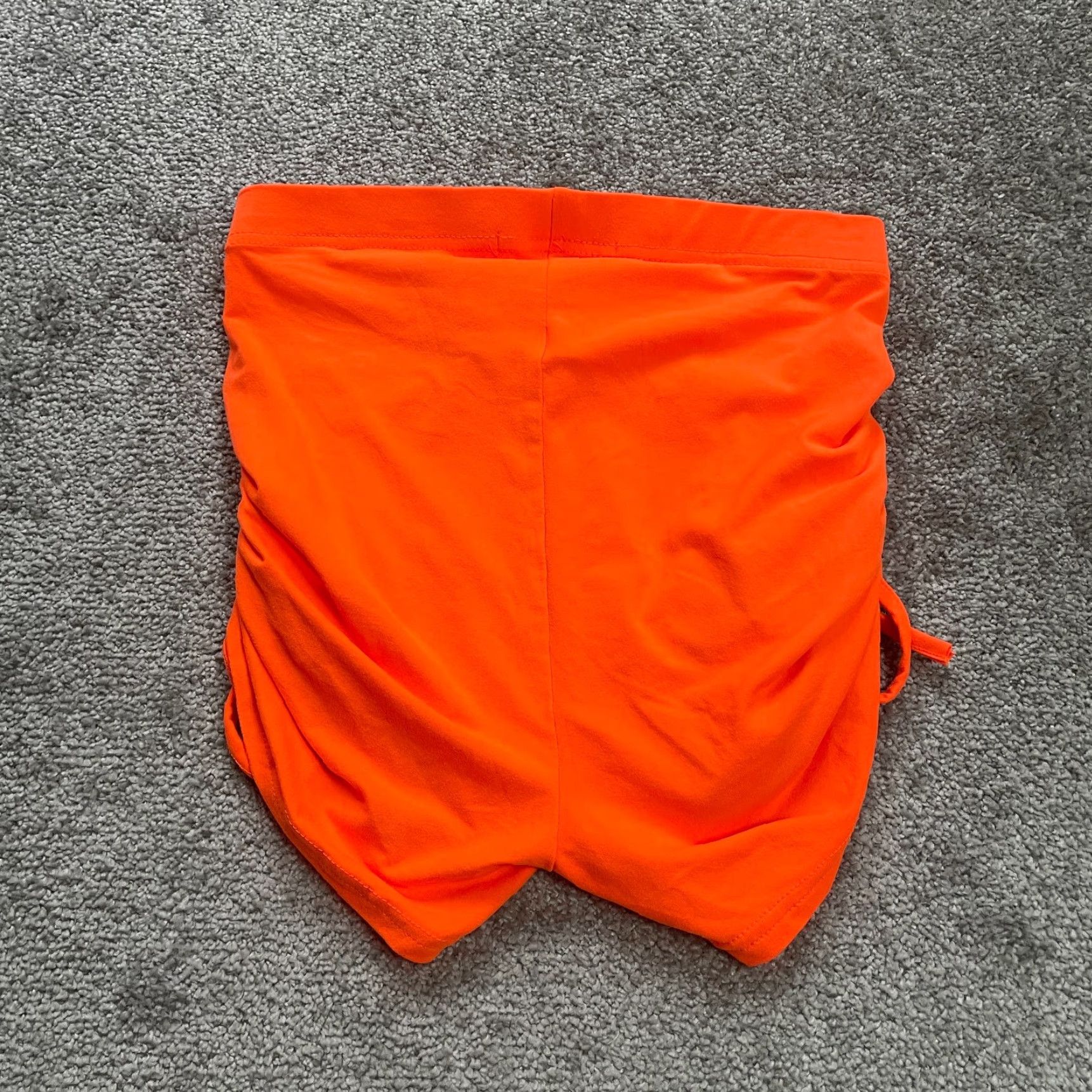 Vintage Rosee Roma Concept Active Shorts Women Medium Orange Yoga Bike Side Ties 26x3.5 Size 32" / US 10 / IT 46 - 2 Thumbnail