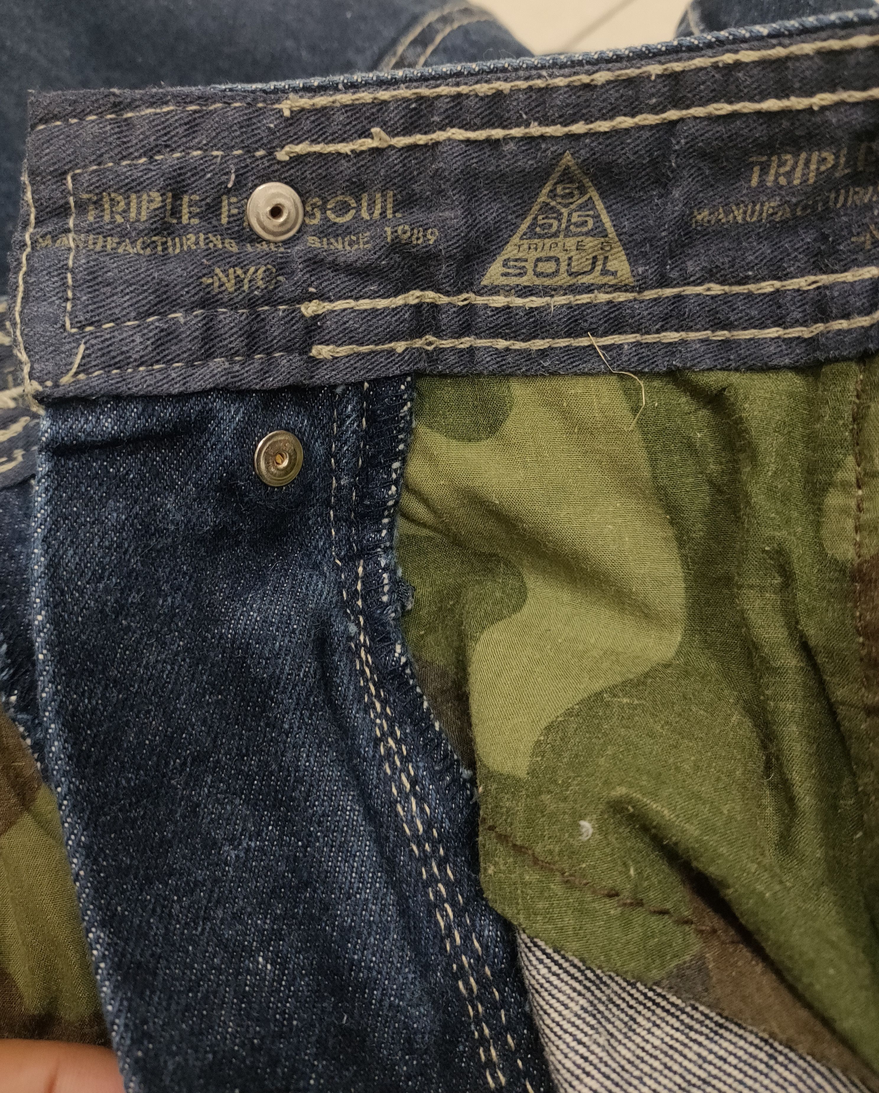 JNCO 💥Y2K Baggy Triple 5 Soul Jeans 💥 Size US 34 / EU 50 - 10 Thumbnail
