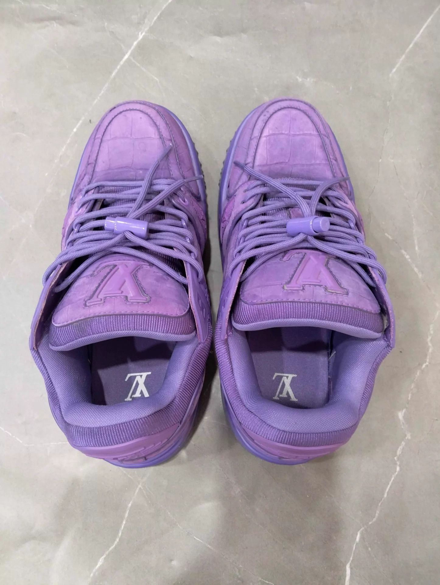 Louis Vuitton LV Trainer Maxi Crocodile Embossed 40 Size US 7 / EU 40 - 7 Thumbnail