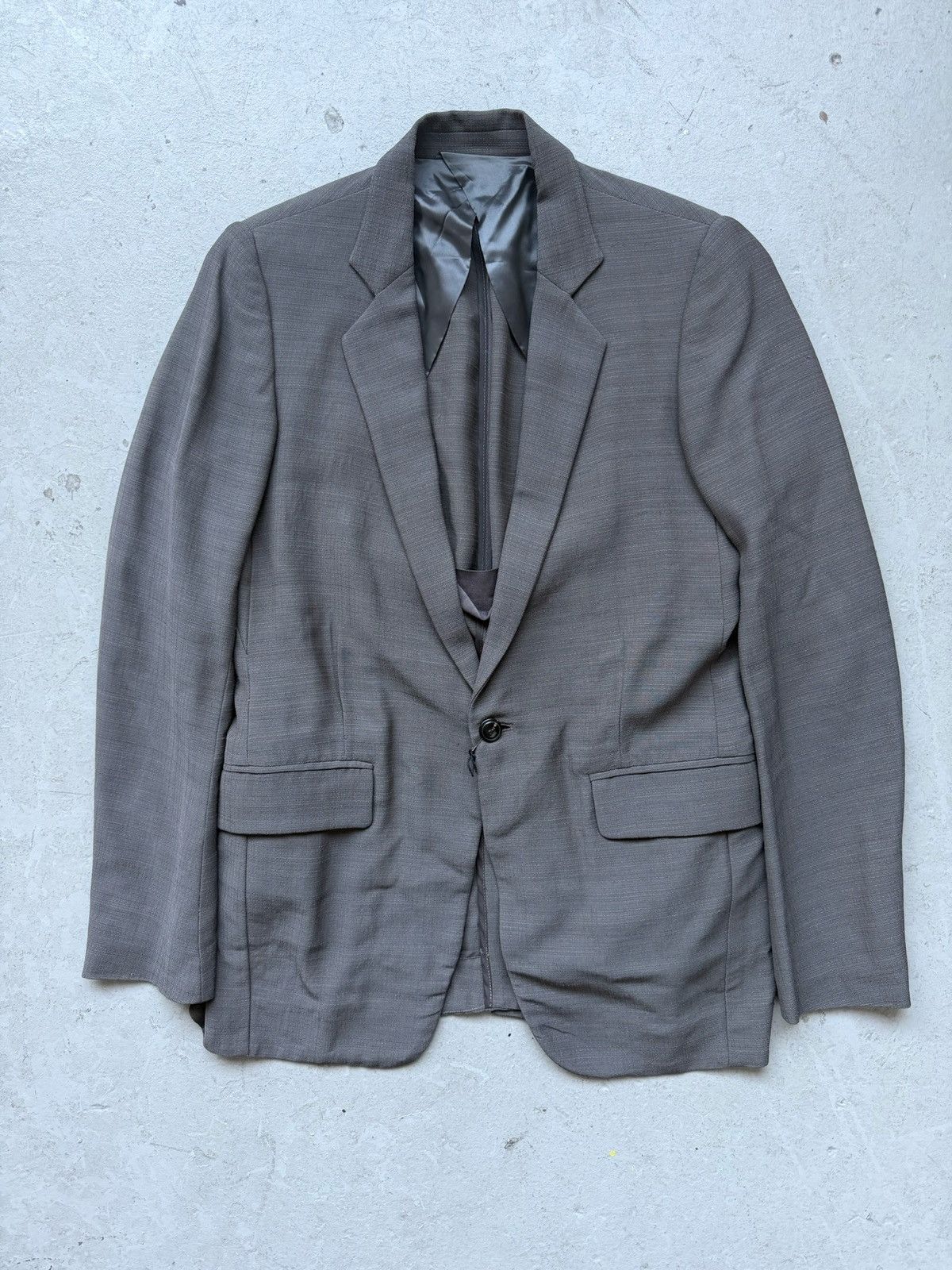 Rick Owens Rick Owens SS11 ANTHEM Soft Silk/Viscose Blazer Size US M / EU 48-50 / 2 - 1 Thumbnail