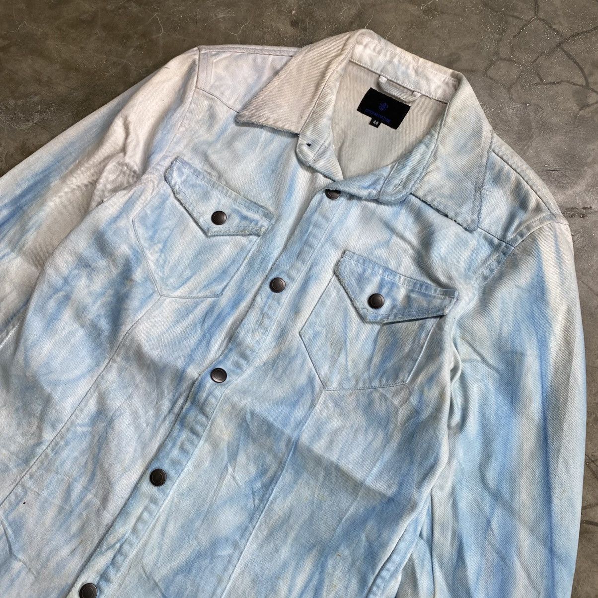 Tornado Mart 2000s Culture Custom Vkei Style Abstract Denim Jacket Size US M / EU 48-50 / 2 - 3 Thumbnail