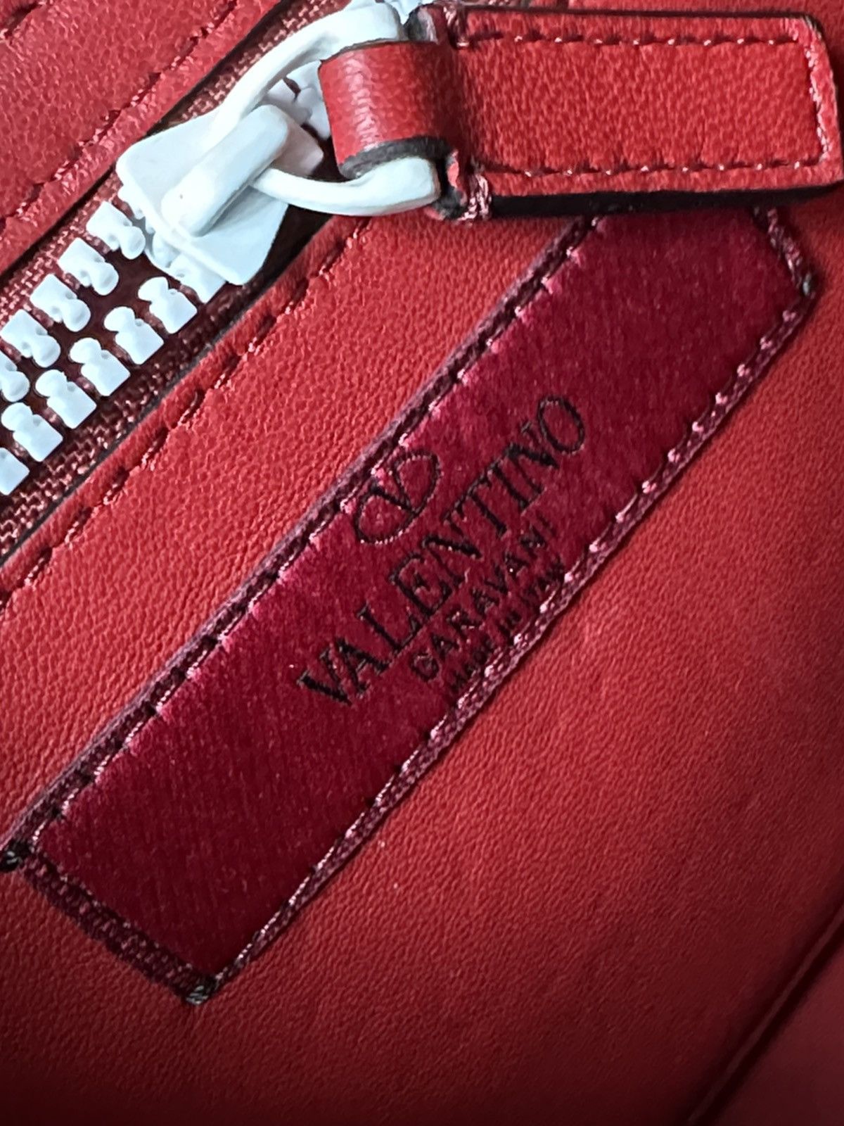 Valentino NEW Valentino Garavani Red Rockstud Spike Nappa Crossbody Size ONE SIZE - 11 Thumbnail