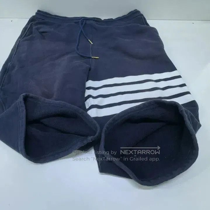Thom Browne blue checkered wide leg pants with ties. Size US 34 / EU 50 - 6 Thumbnail