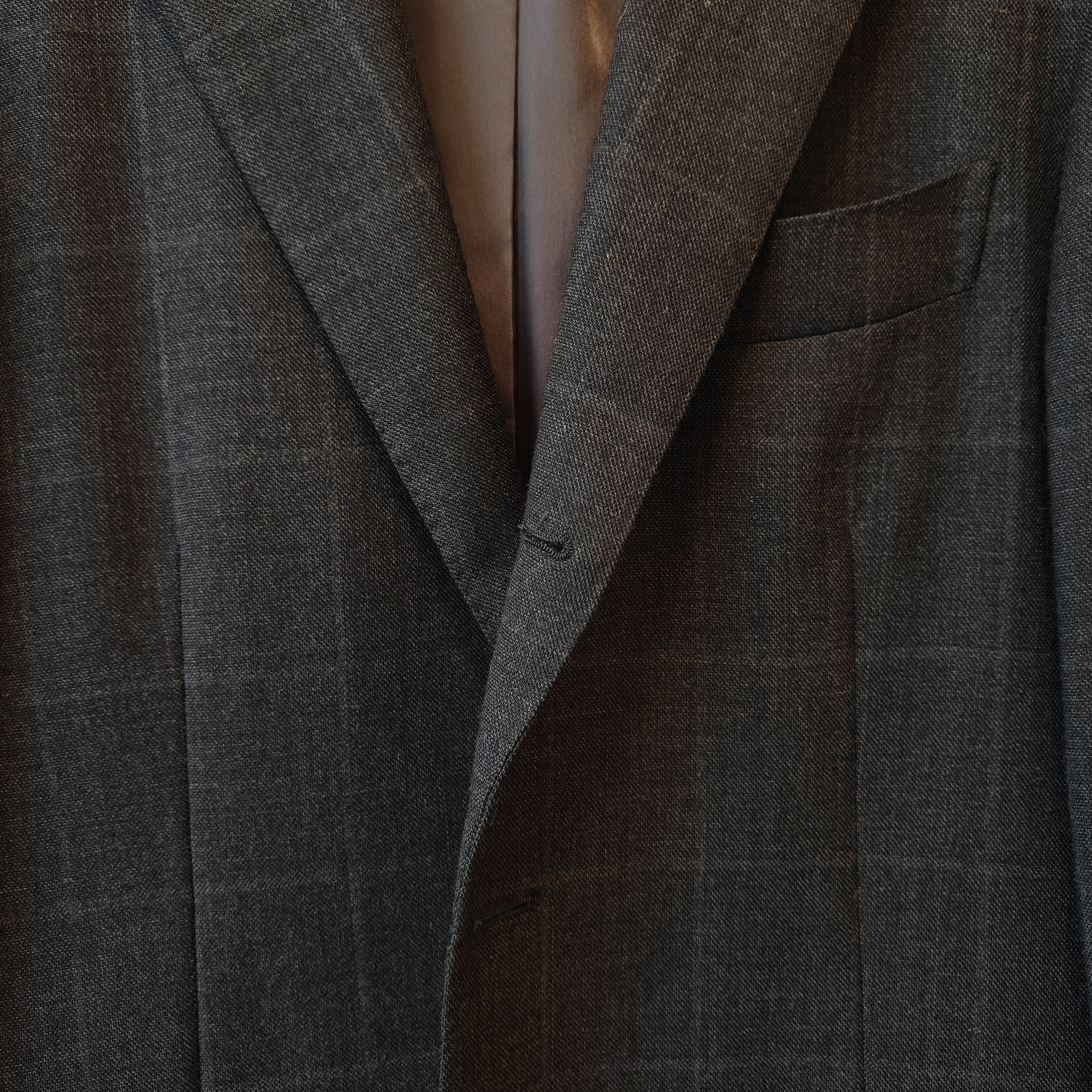 Ring Jacket Ring Jacket Grey Plaid Check Wool Blazer Made in Japan Size 46R - 12 Thumbnail