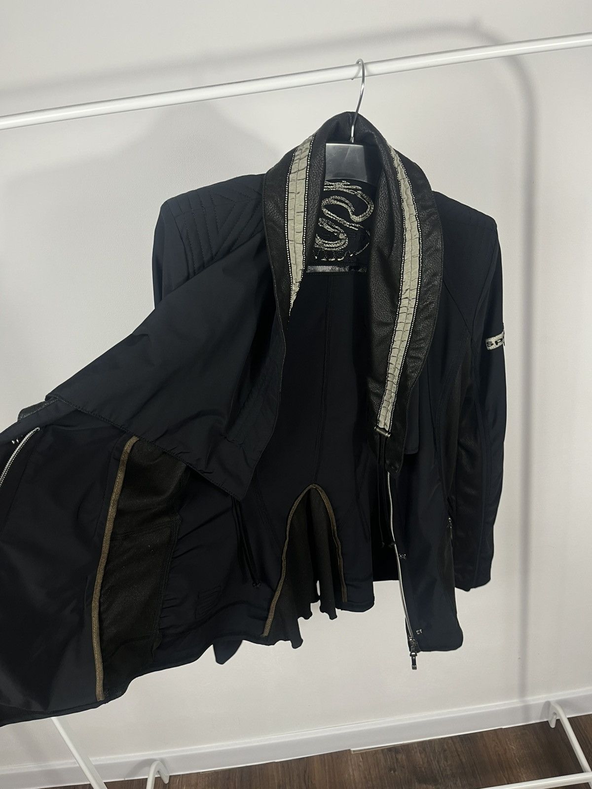 Sportalm Kitzbuhel Sportalm Black Jacket With Faux Leather Inserts Size 38 Size M / US 6-8 / IT 42-44 - 7 Thumbnail
