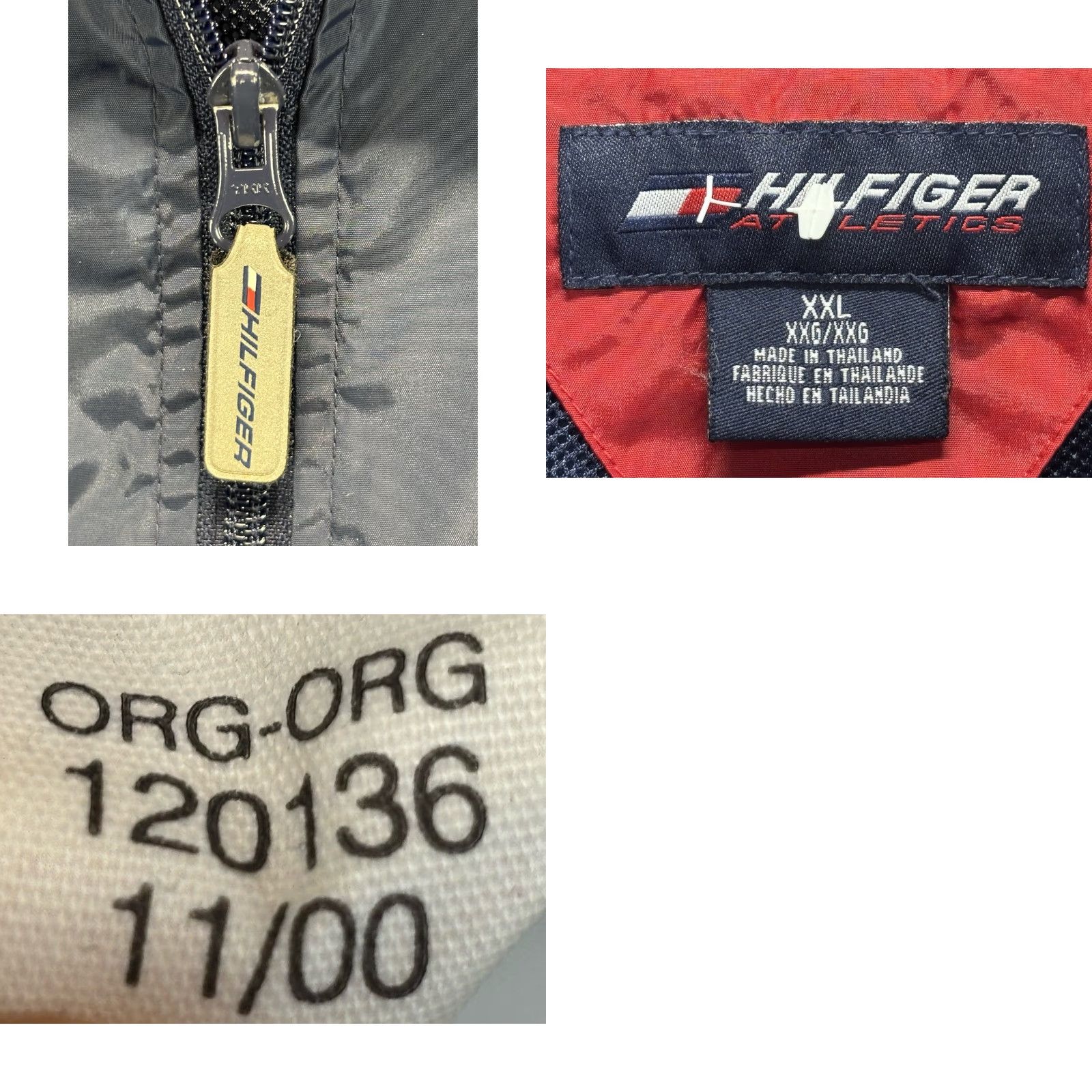 Tommy Hilfiger VINTAGE Tommy Hilfiger Windbreaker Jacket Men 2XL Navy Zip Off Sleeves Size US XXL / EU 58 / 5 - 8 Thumbnail
