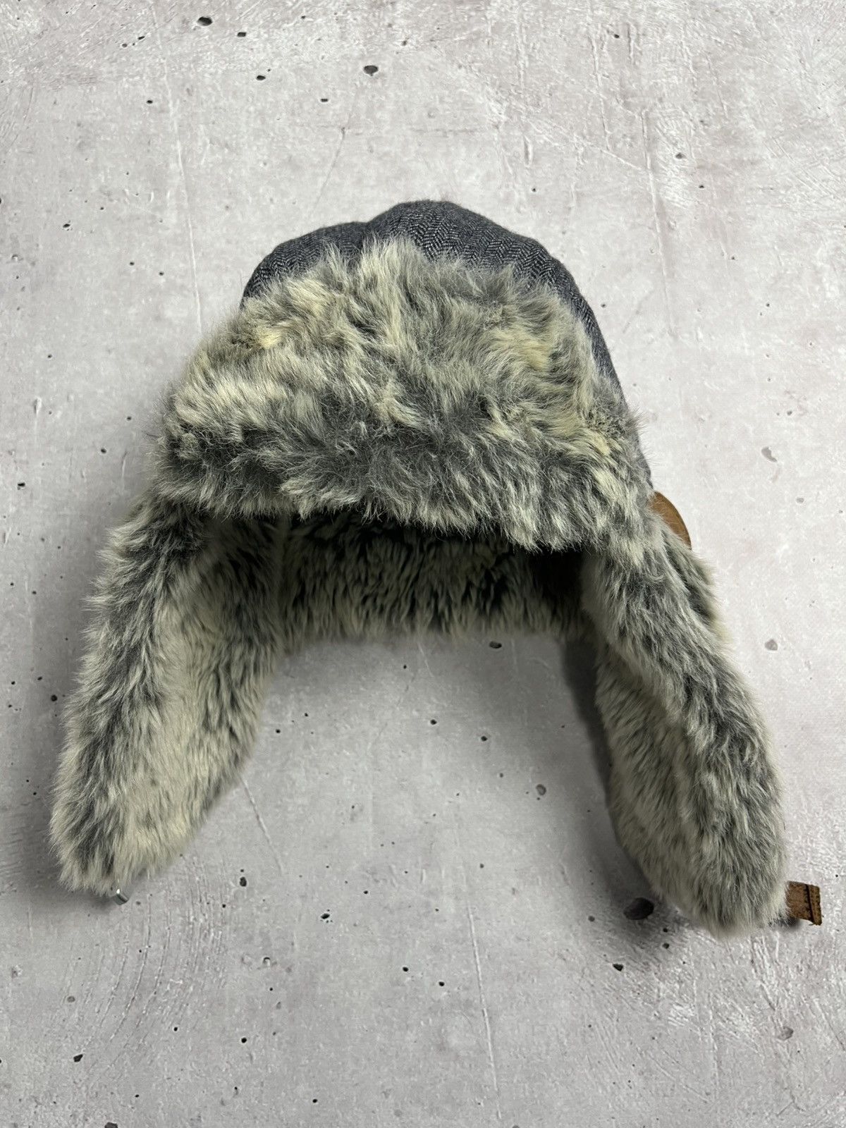 Japanese Brand Vintage Y2K Fuzzy Fur Ushanka Hat Size ONE SIZE - 3 Thumbnail