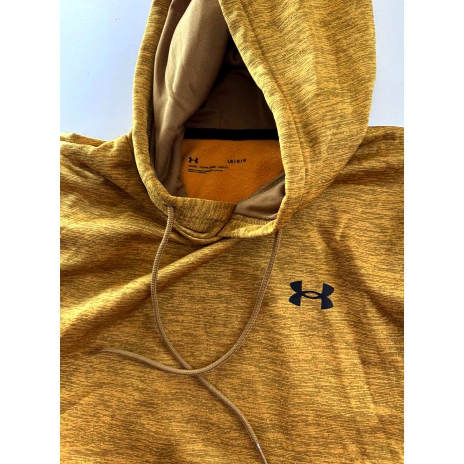 Under Armour Under Armour Hoody Sweater Large L Goldish Pattern Mens Size US L / EU 52-54 / 3 - 7 Thumbnail