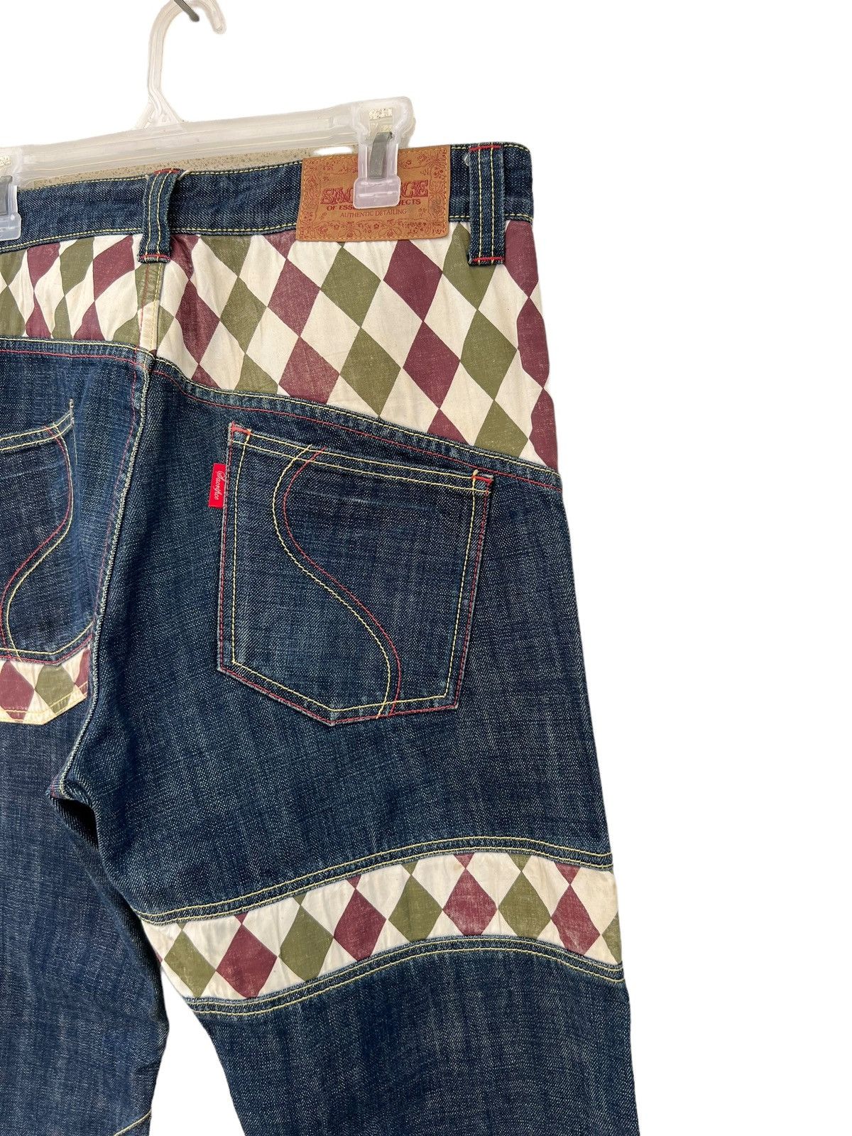 Vintage Vintage SACRIFICE Japan Union Made Hybrid Denim Jeans Size US 34 / EU 50 - 20 Thumbnail