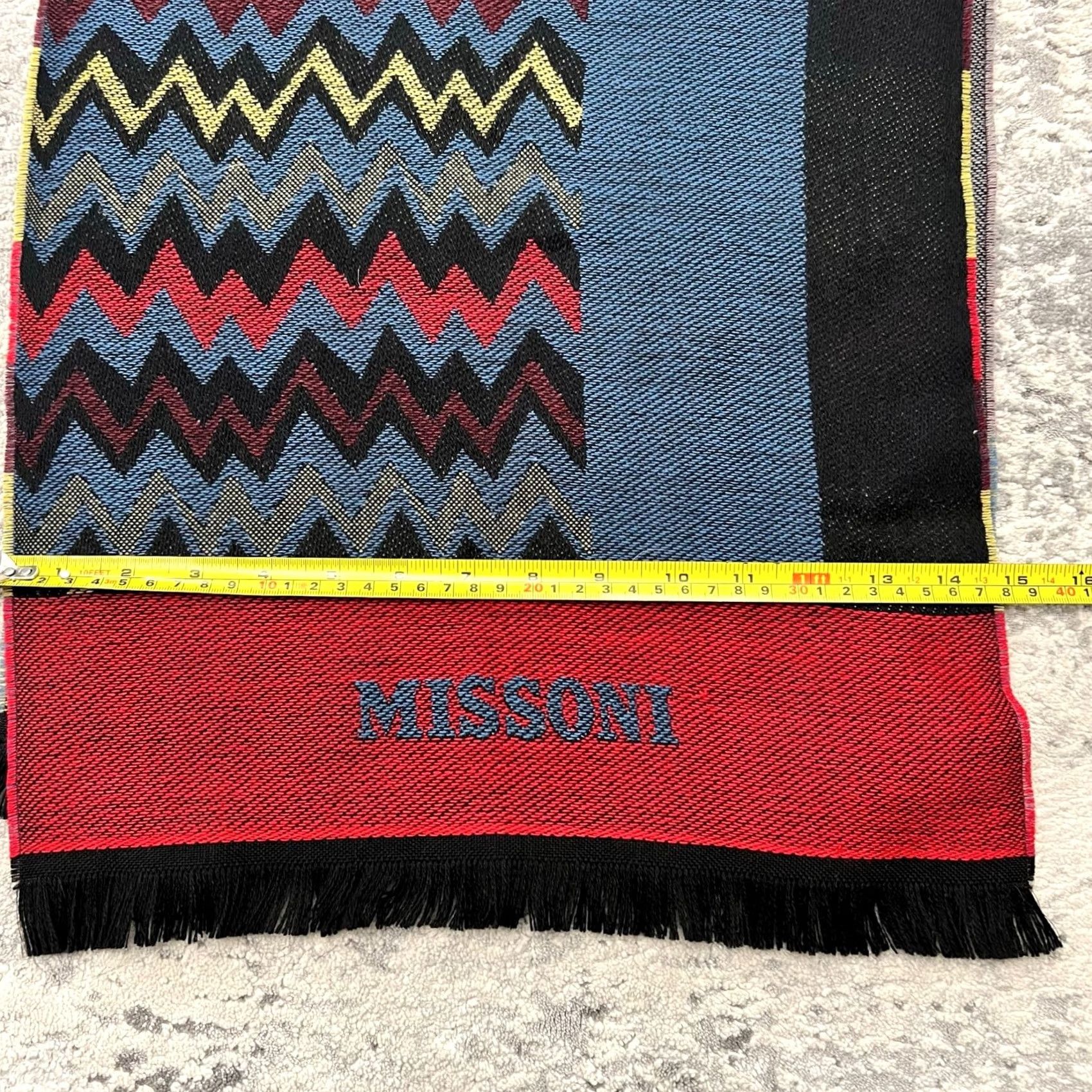 Missoni Missoni Scarf Womens Wool Blend Multicolored Made Italy Size Designer Size ONE SIZE - 6 Thumbnail