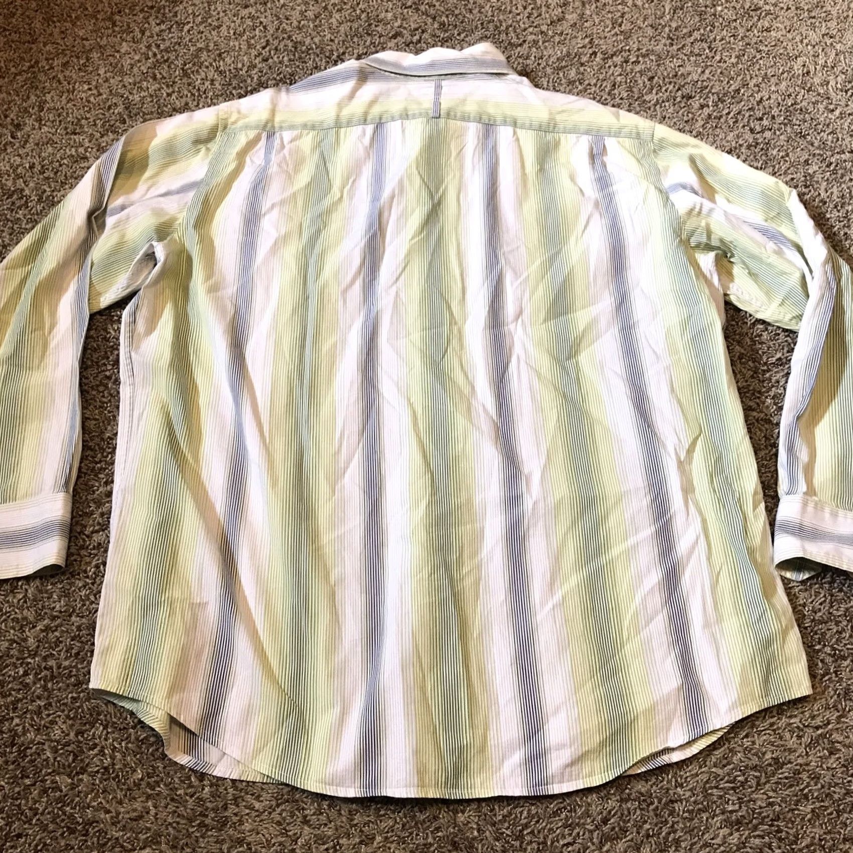 Banana Republic Banana Republic Shirt Button-Up Long Sleeve Multicolor Cotton Navy? Not Navy, keep original color: Multicolor. Size US L / EU 52-54 / 3 - 3 Thumbnail