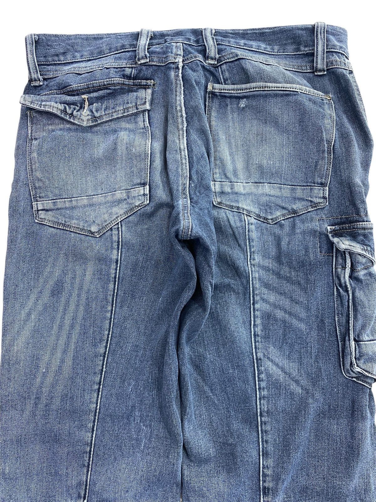 Japanese Brand Japanese Brand Faded Blue Wash Style Jeans Size US 34 / EU 50 - 4 Thumbnail
