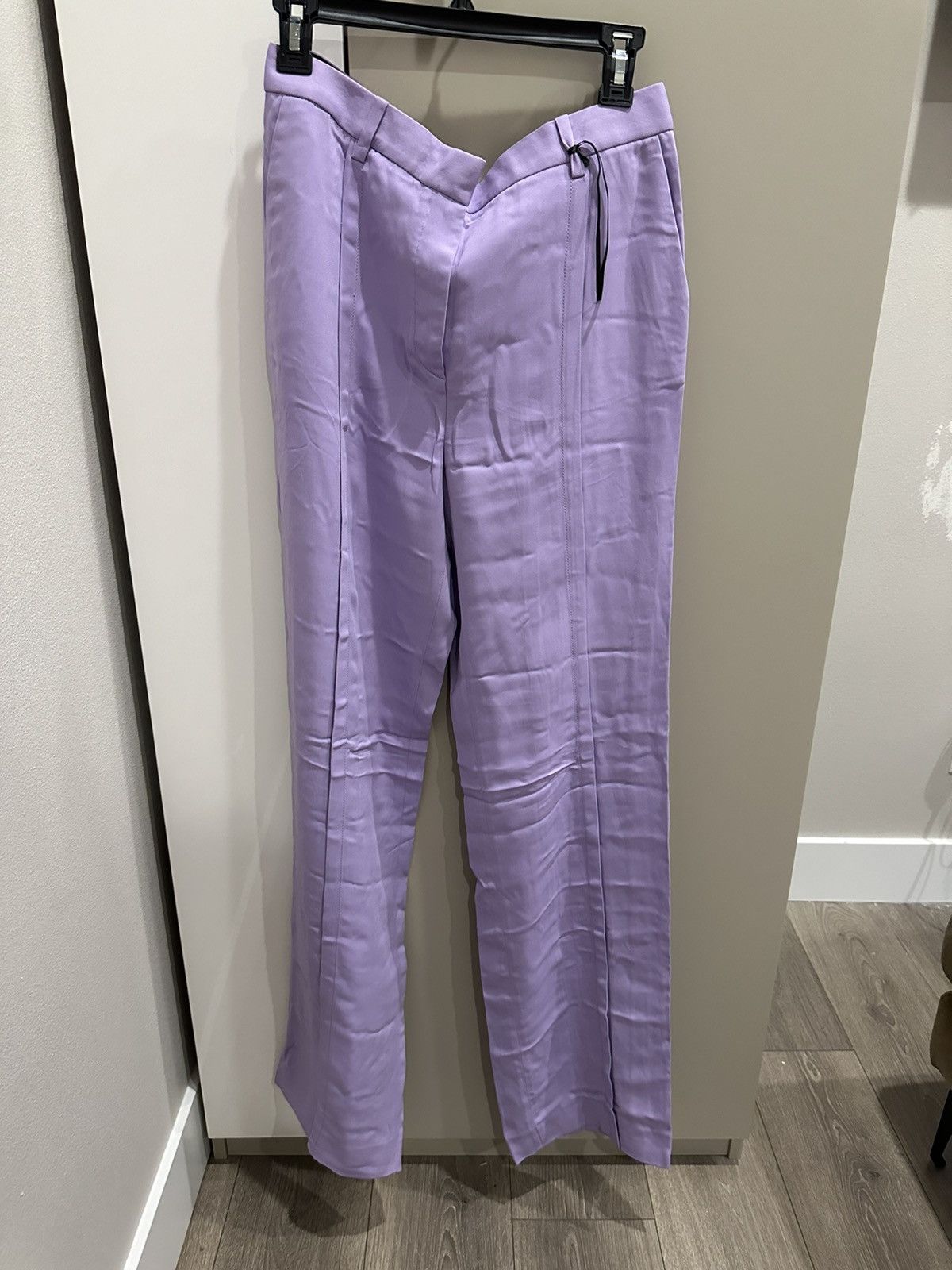 image of Versace Lilac Flared Pants, Women's (Size 30)