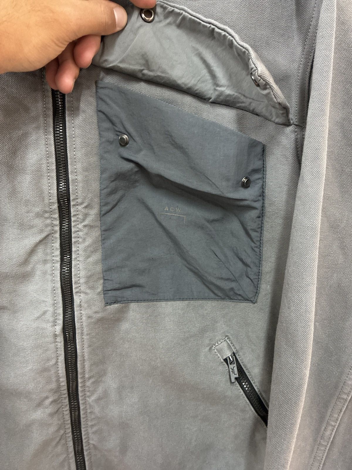 A-COLD-WALL* A-COLD-WALL* Men's Brunswick Jacket in Grey Stone Size US XL / EU 56 / 4 - 6 Thumbnail