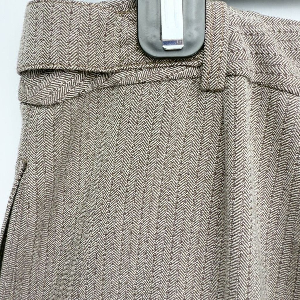 Marks & Spencer MARKS & SPENCER Bootcut Academia Beige Brown Trousers US 10 Size 32" / US 10 / IT 46 - 8 Thumbnail