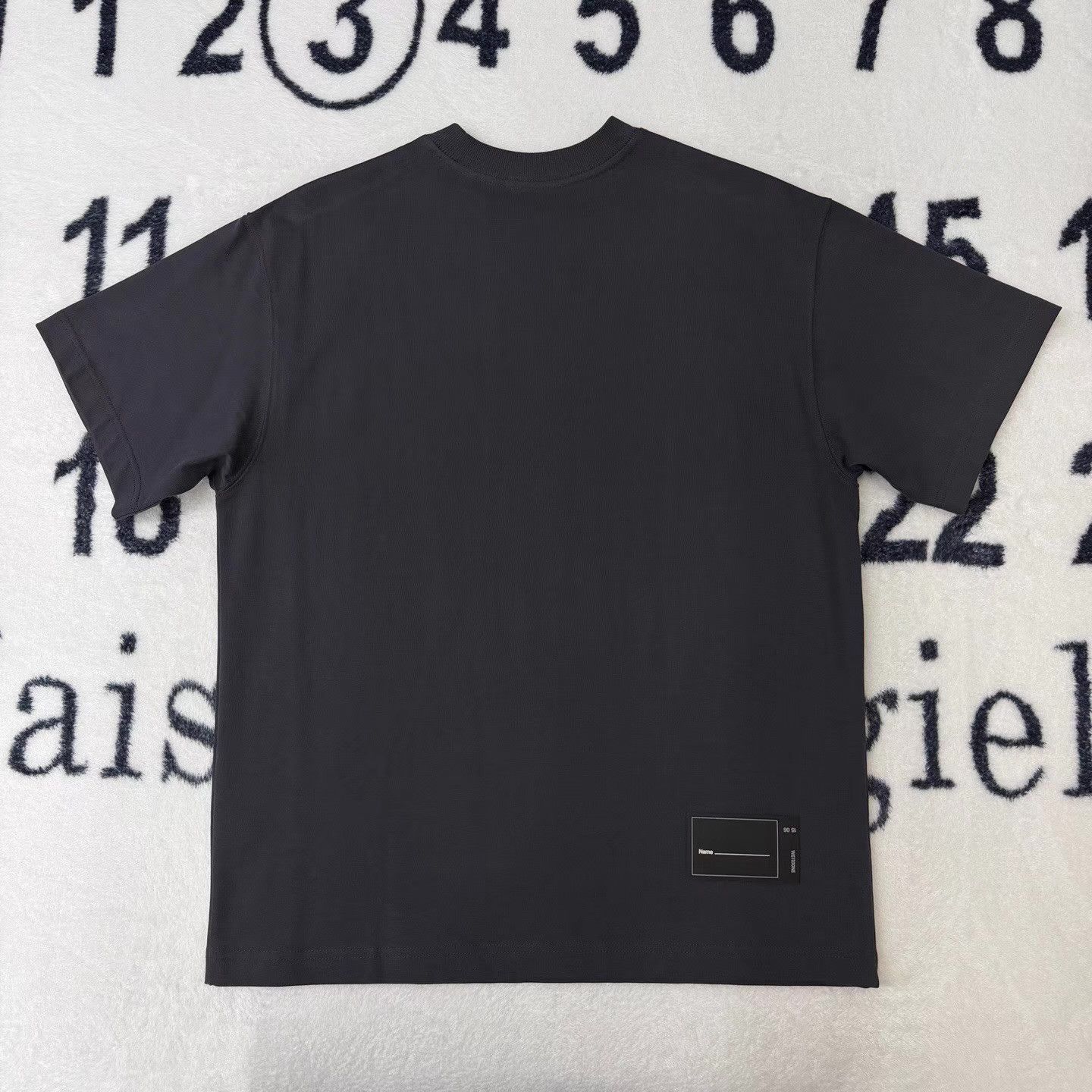 WE11DONE WE11DONE Charcoal Grey Short Sleeve Tee Q10 Size US XS / EU 42 / 0 - 2 Thumbnail