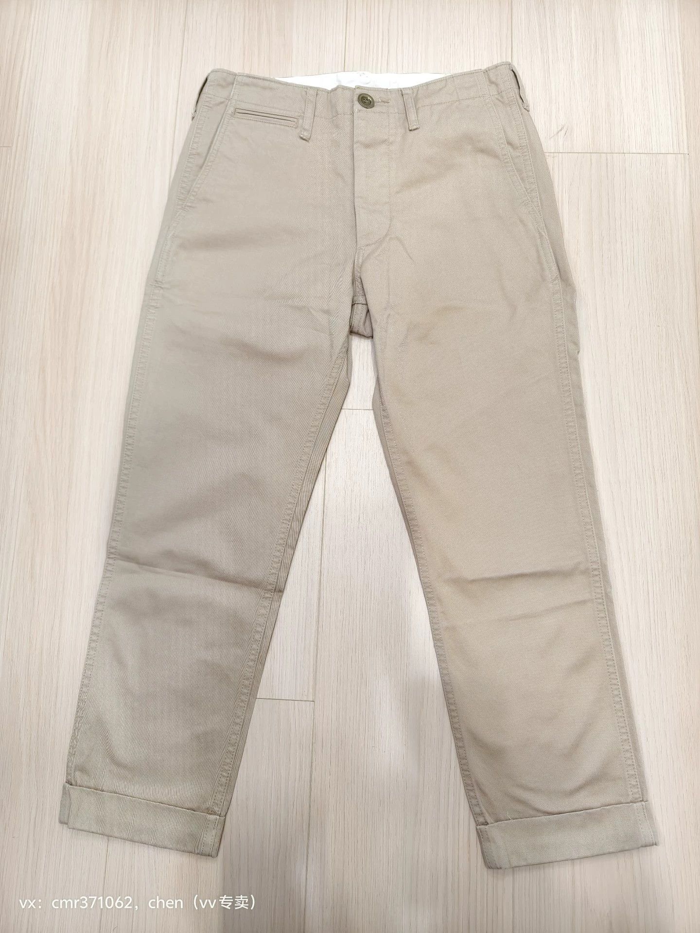 Vintage VISVIM 17SS HIGH WATER CHINO Beige Size 1 Size US 29 - 1 Thumbnail