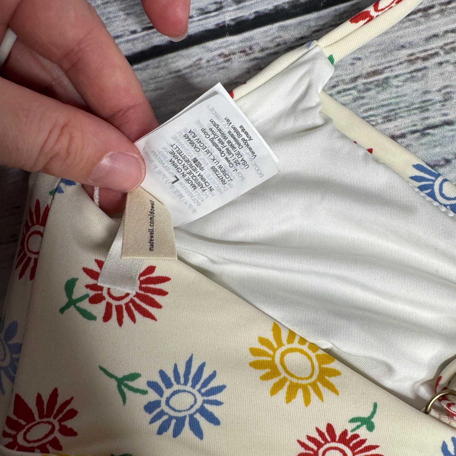 Madewell Madewell Second Wave Sunny Floral Bikini Set - Size Large Size ONE SIZE - 5 Thumbnail