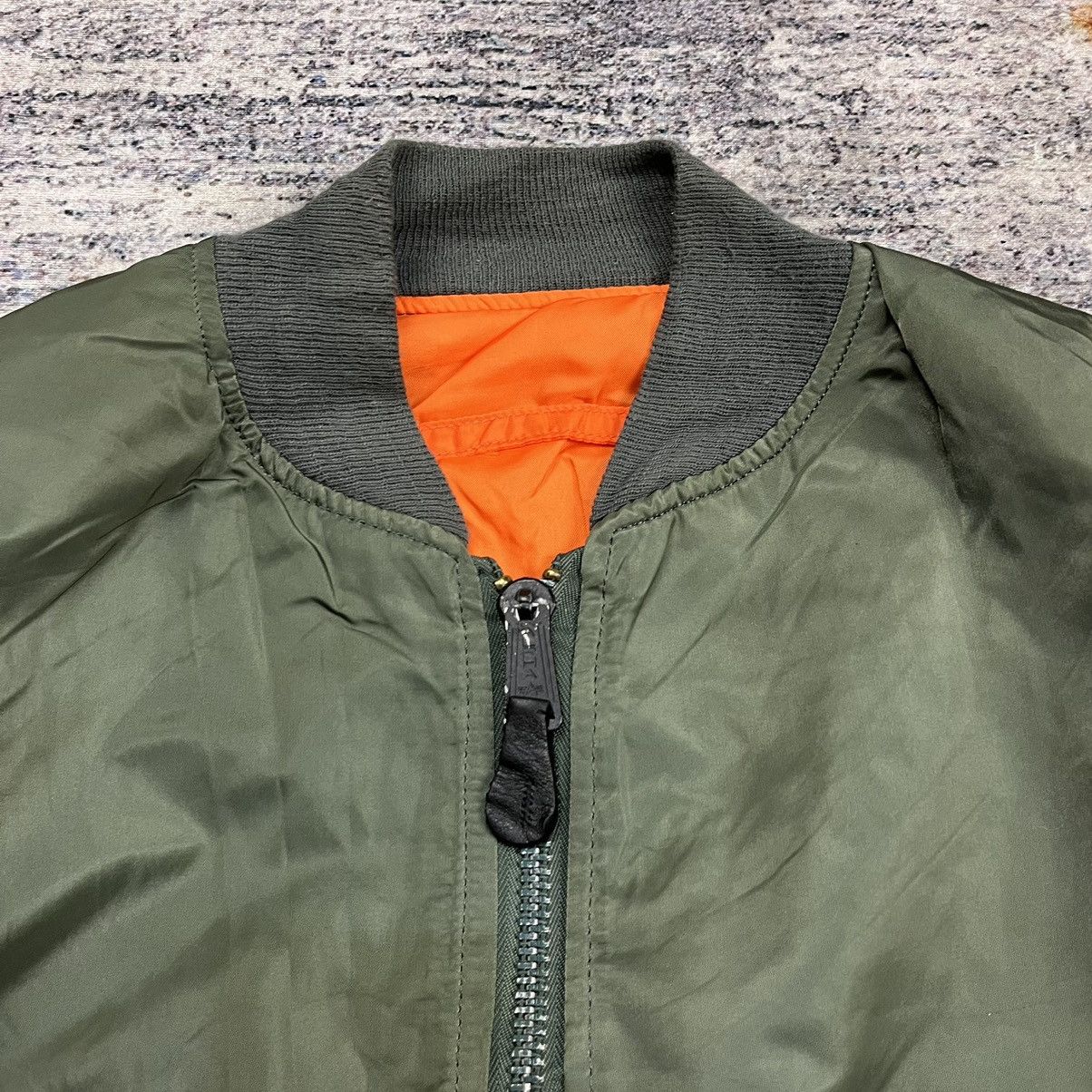 Alpha Industries × Kanye West × Vintage Vintage 90s Alpha industries Ma-1 bomber jacket Size US M / EU 48-50 / 2 - 6 Thumbnail