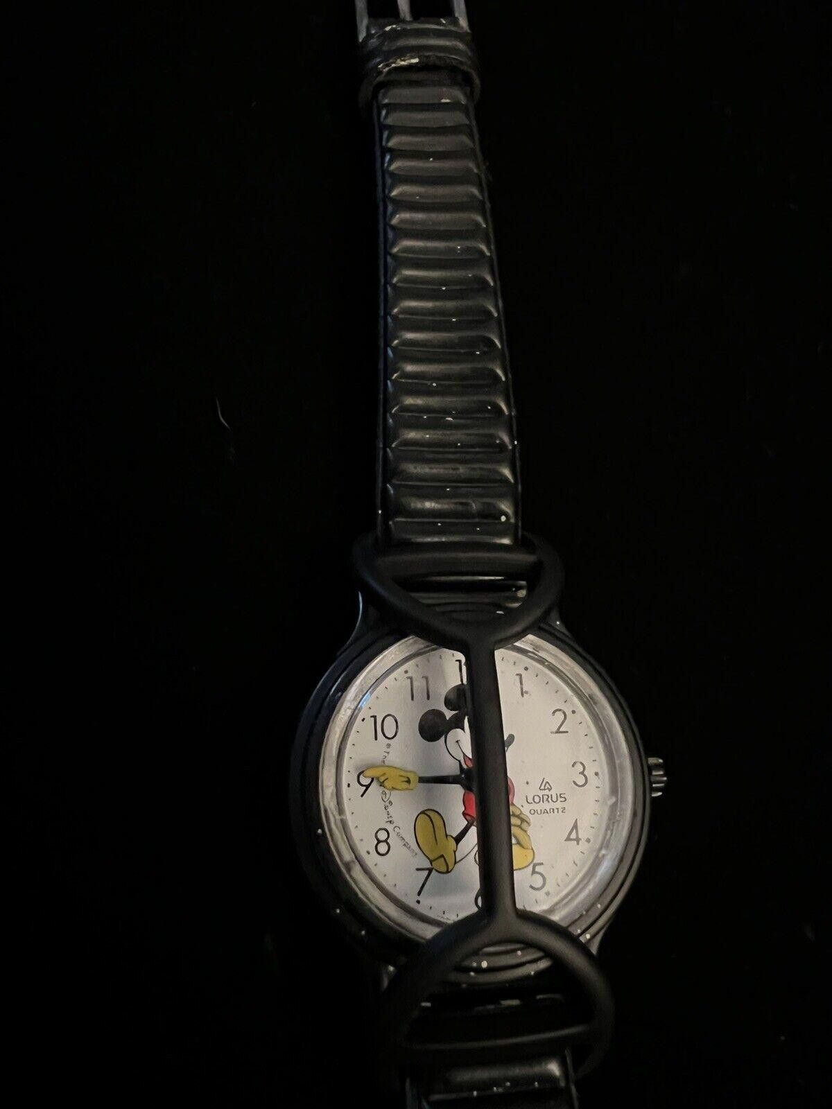 Designer Lorus Mickey Mouse Watch Paint Splattered New Battery Size ONE SIZE - 1 Thumbnail