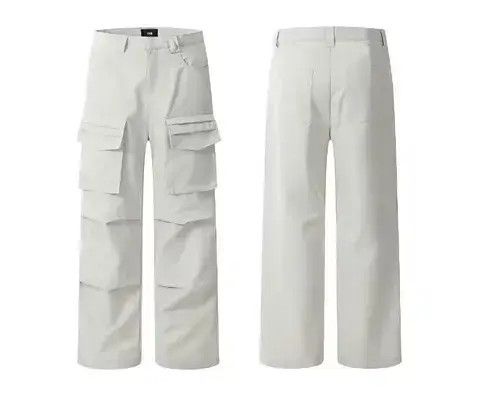 Japanese Brand unisex flared cargo pants Size US 28 / EU 44 - 4 Thumbnail