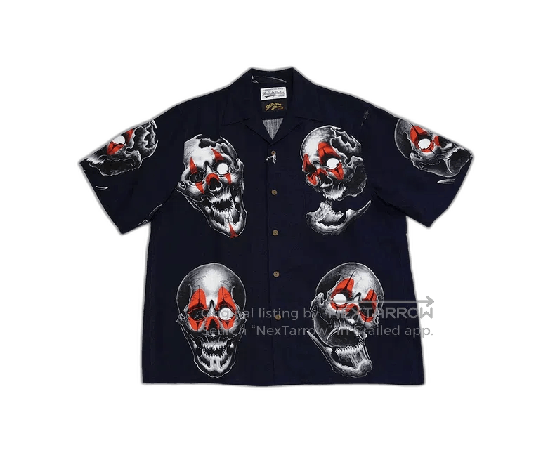 Wacko Maria WACKO MARIA 56 TATTOO HAWAIIAN SHIRT Size US M / EU 48-50 / 2 - 1 Thumbnail