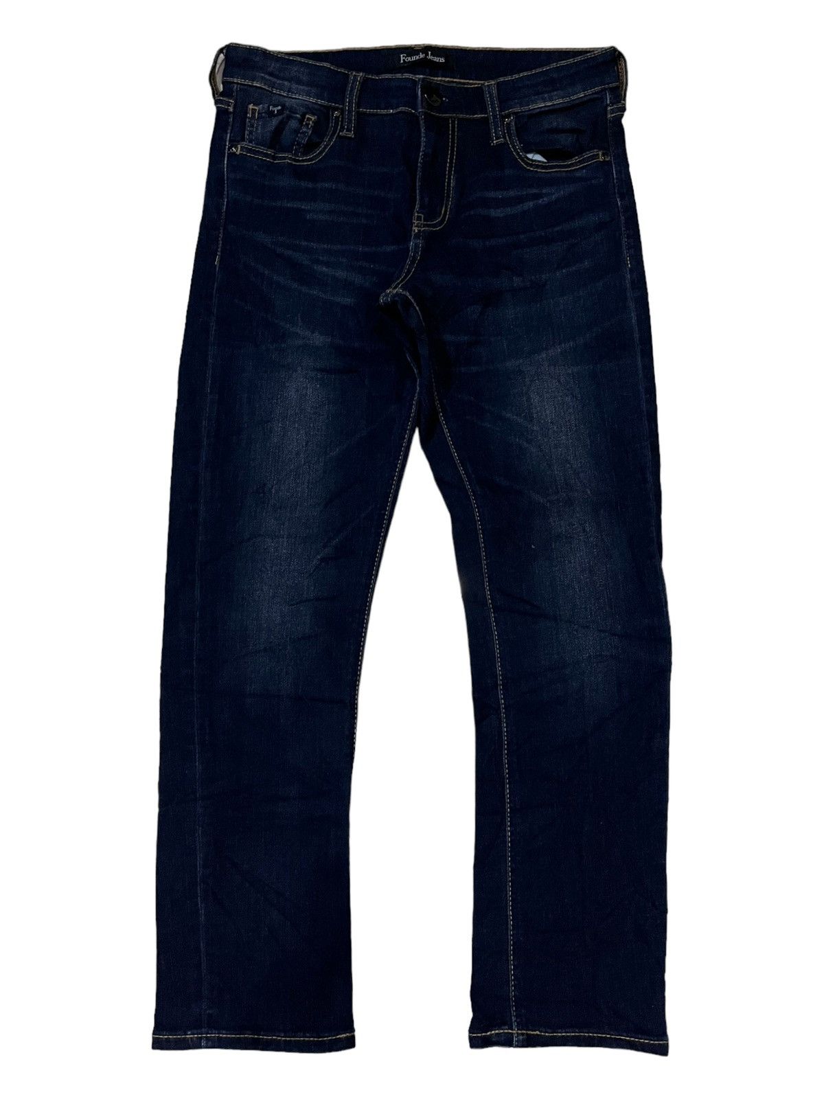Japanese Brand Founde Jeans Slim Fits Cropped Jeans Size 30" / US 8 / IT 44 - 1 Thumbnail