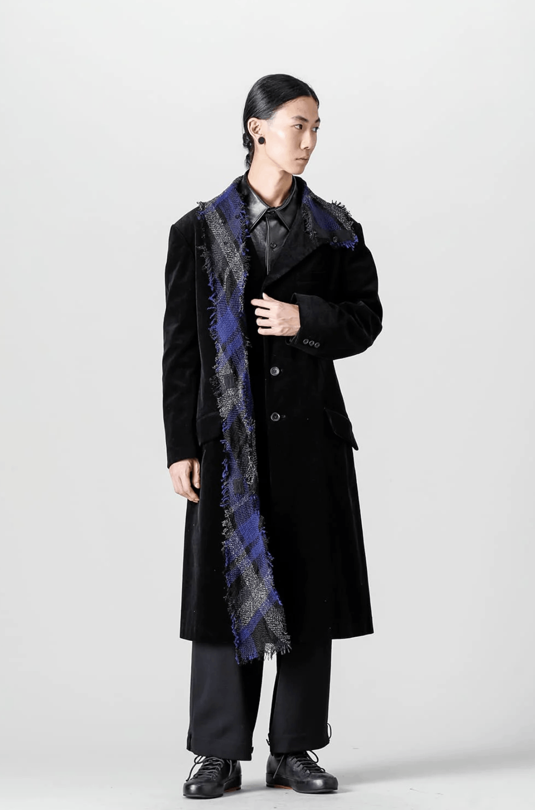 Yohji Yamamoto Yohji Yamamoto Homme - 22AW Stole Docking Corduroy Jacket Size US M / EU 48-50 / 2 - 8 Thumbnail