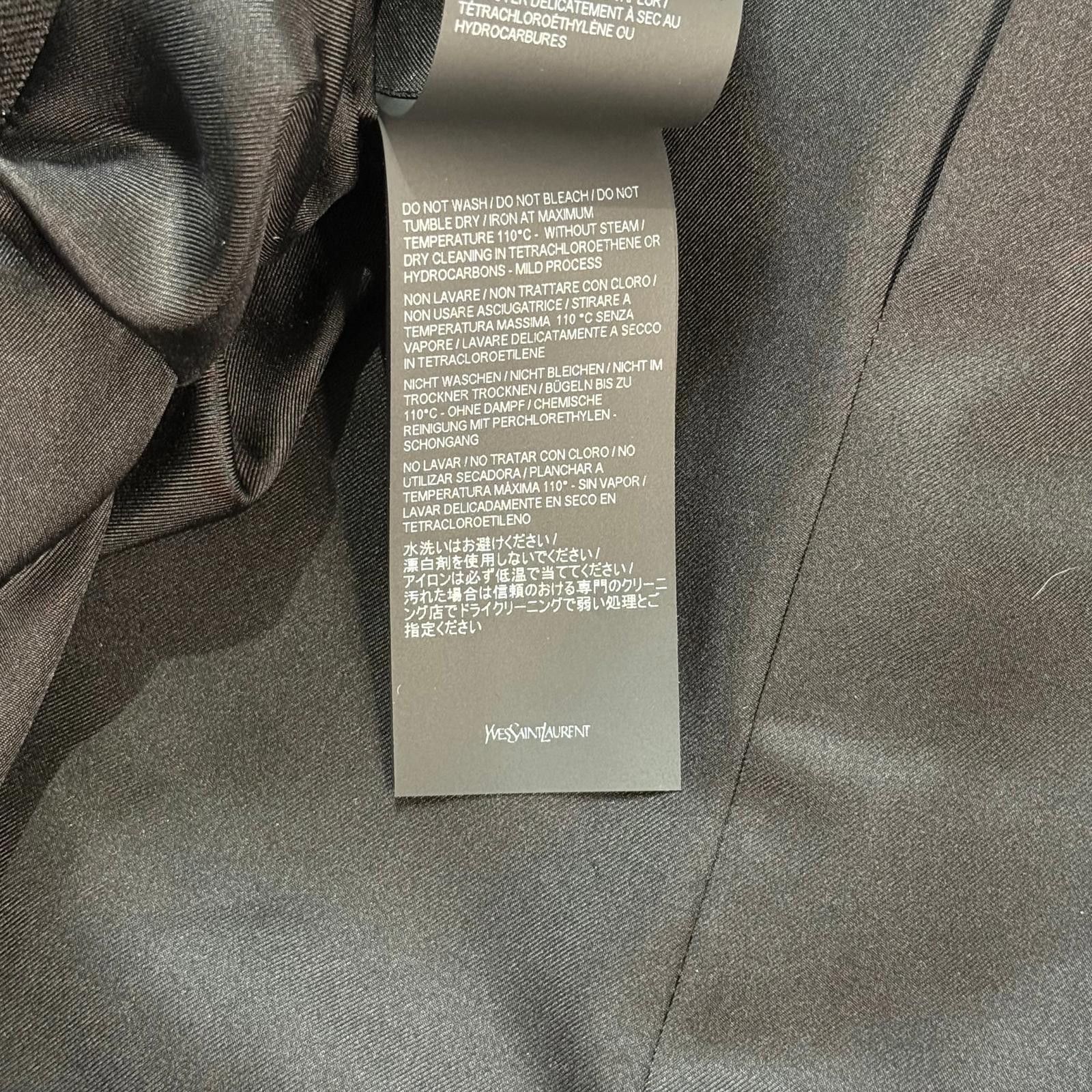 Saint Laurent Paris Saint Laurent Double Breasted Blazer Size 50R - 7 Thumbnail