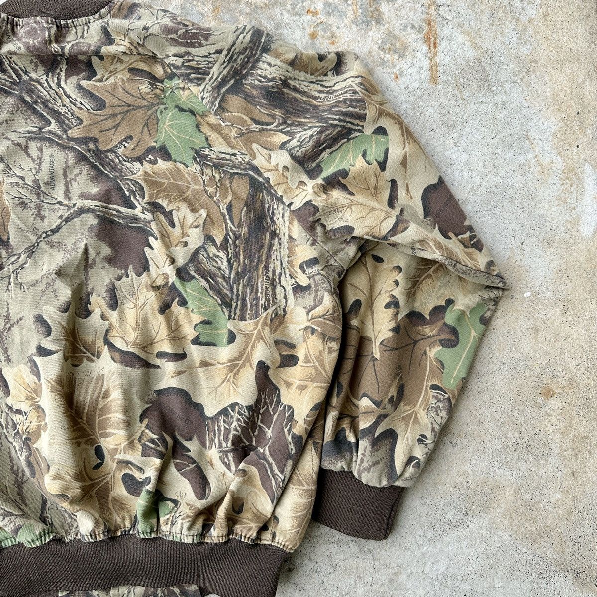Realtree 90s Realtree Hunter outdoor Varsity Bomber Flight jacket Size US L / EU 52-54 / 3 - 6 Thumbnail