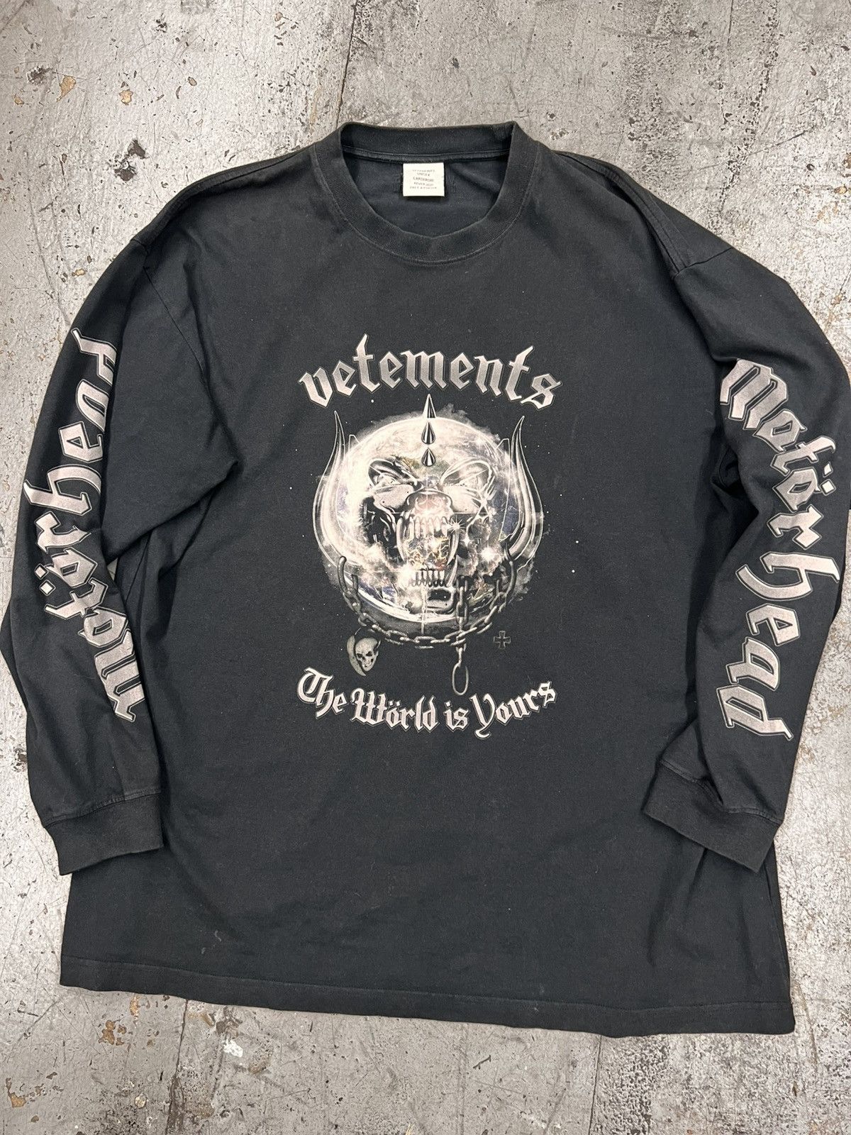 Vetements Motorhead archive long sleeve