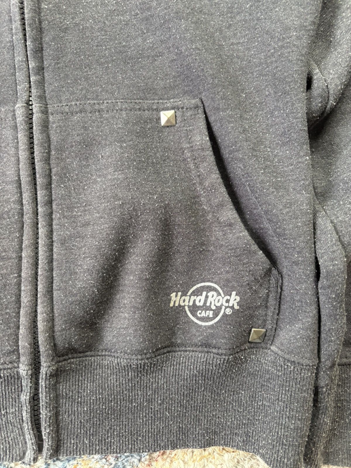 Hard Rock Cafe Vintage Hard Rock Cafe Bedazzled Zip-up Hoodie Small Size S / US 4 / IT 40 - 6 Thumbnail