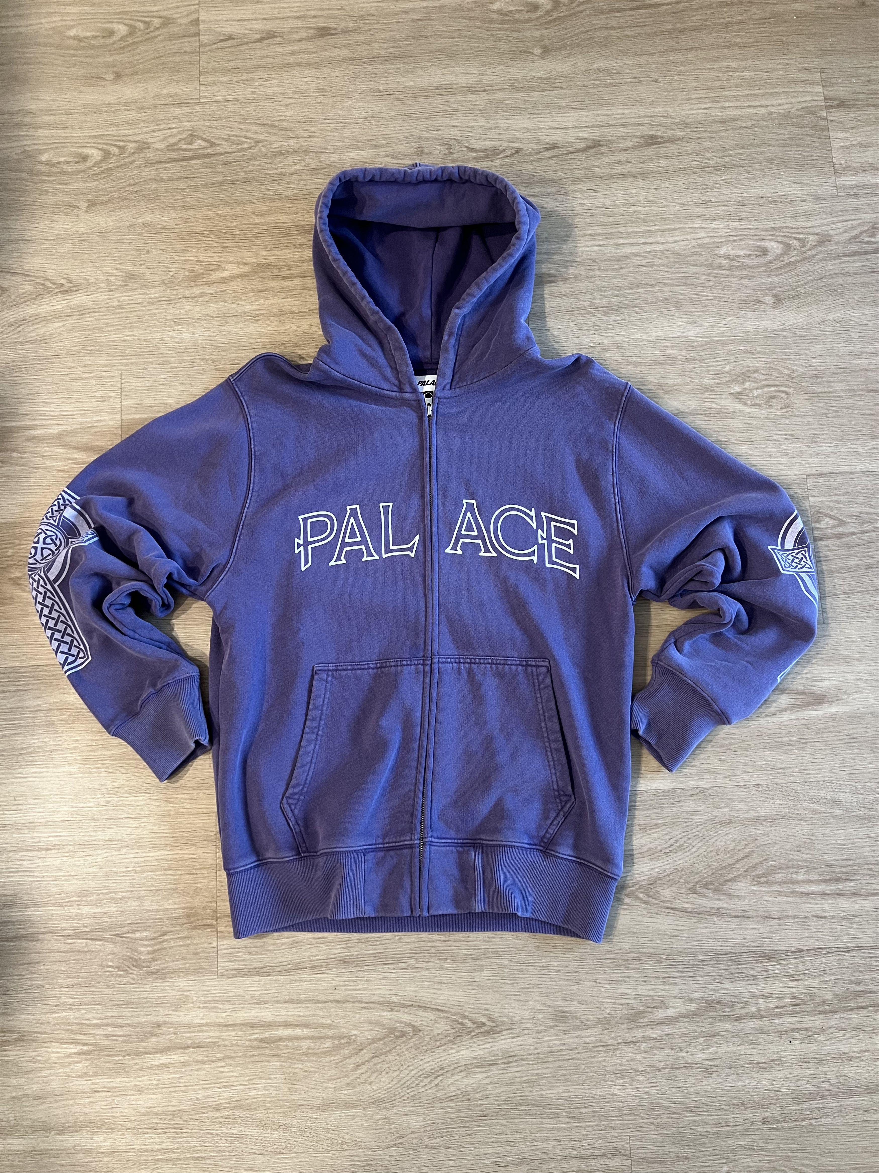 *MISPRINT* Palace Celtic Zip Hoodie - Purple