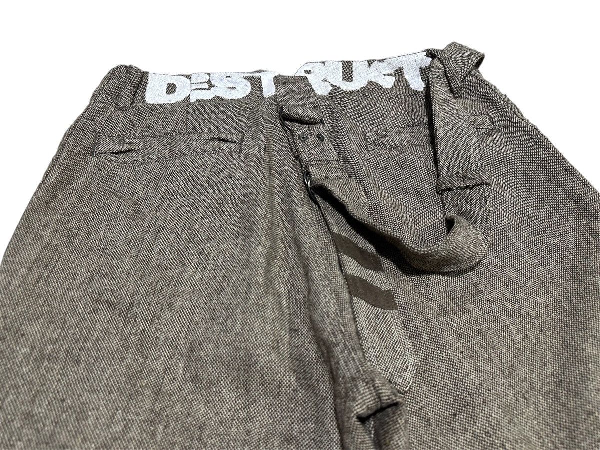 PPFM 🔥Sick Y2K PPFM Destruct Wool Bondage Pants Size US 32 / EU 48 - 2 Thumbnail