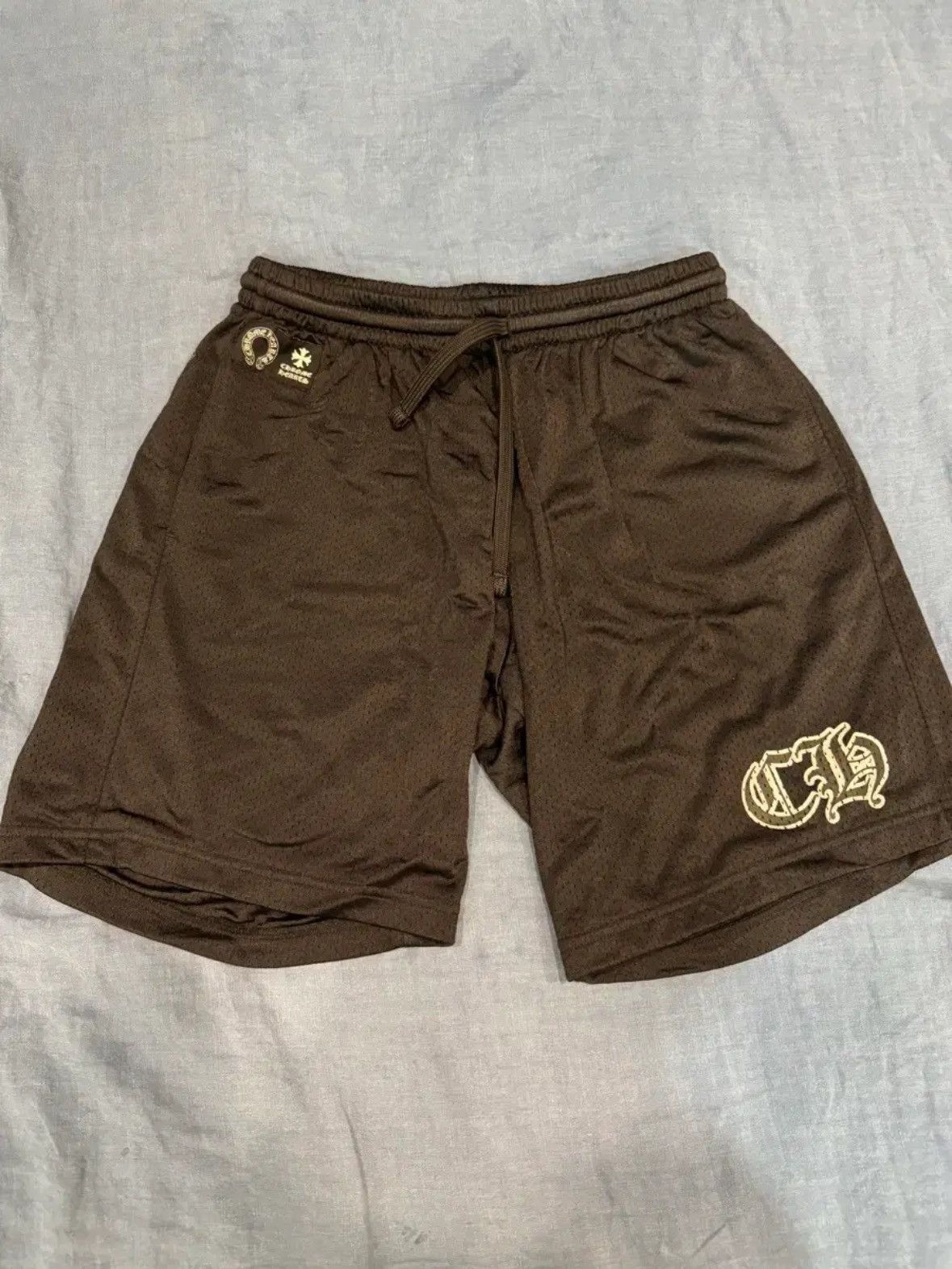 Chrome Hearts Mesh Varsity Shorts / Black Size US 34 / EU 50 - 1 Thumbnail