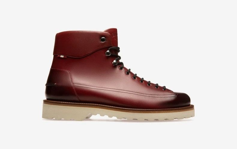 Bally BALLY Burgundy Waxed Monkey Face Snow Boot 40 EU Size US 7 / EU 40 - 1 Thumbnail