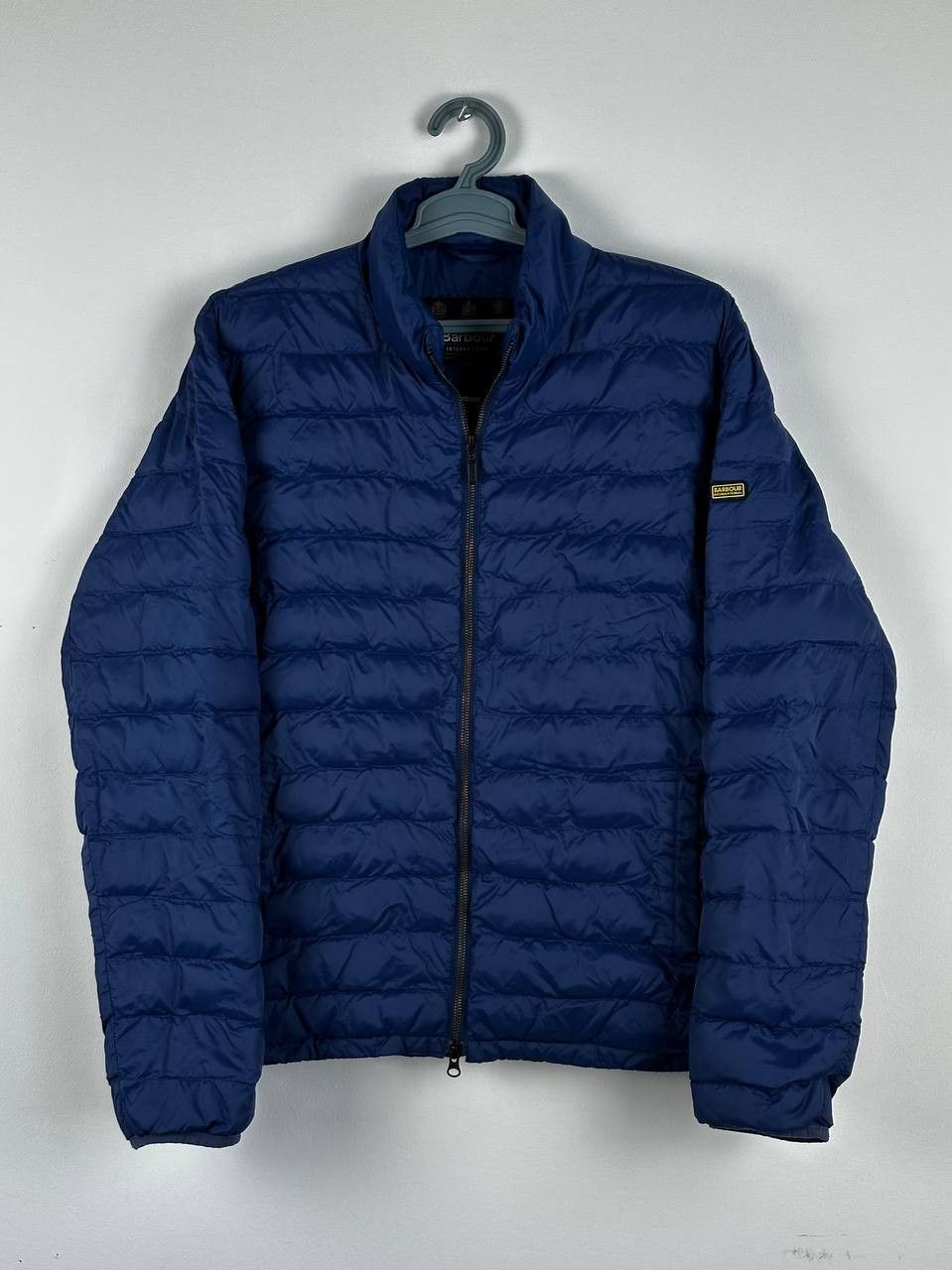 Barbour × Vintage Barbour International Impeller Blue Fiber Down Jacket Size US XL / EU 56 / 4 - 1 Thumbnail