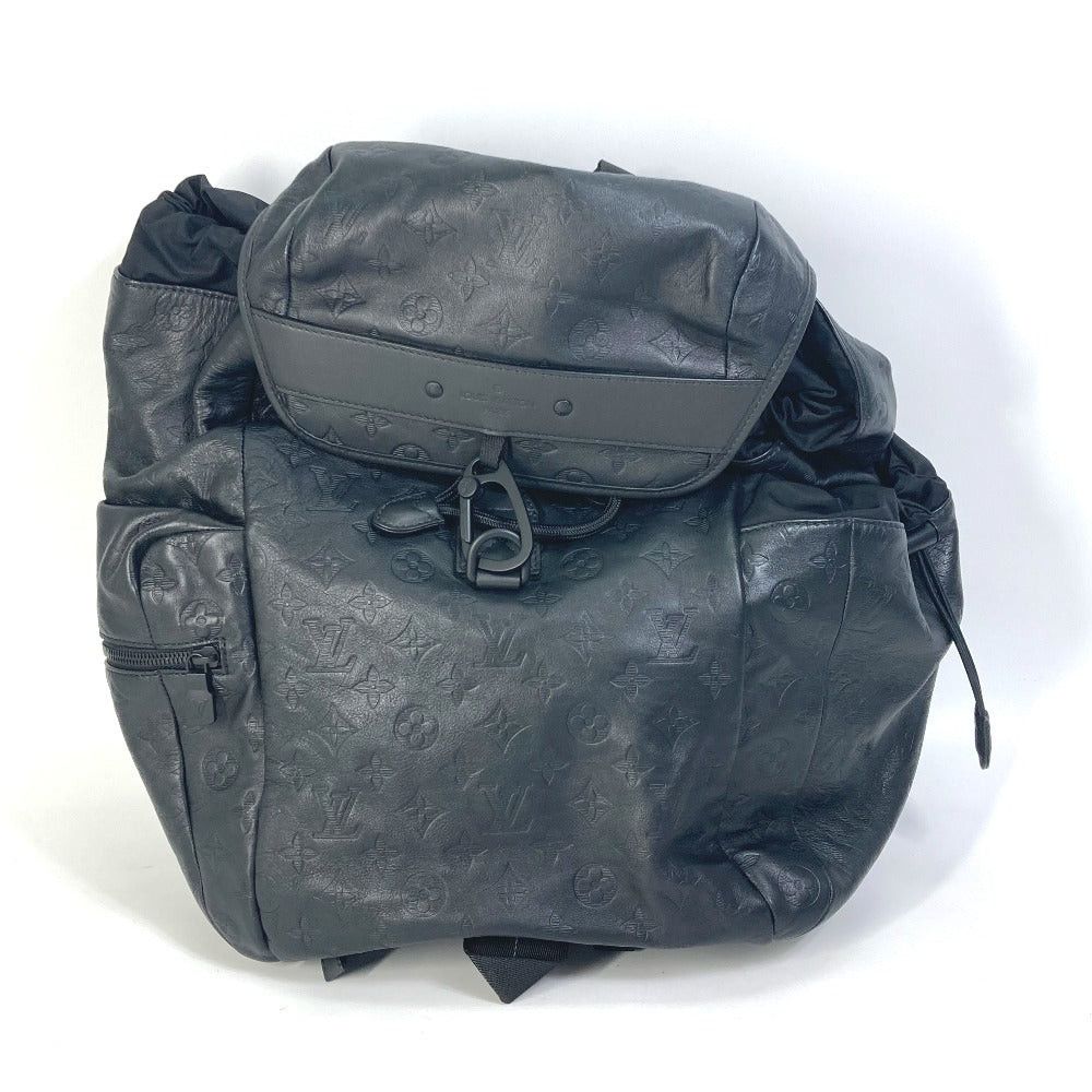 Louis Vuitton Louis Vuitton M43680 Monogram Shadow Discovery Backpack Briefcase Rucksack Leather Men Black Size ONE SIZE - 1 Thumbnail