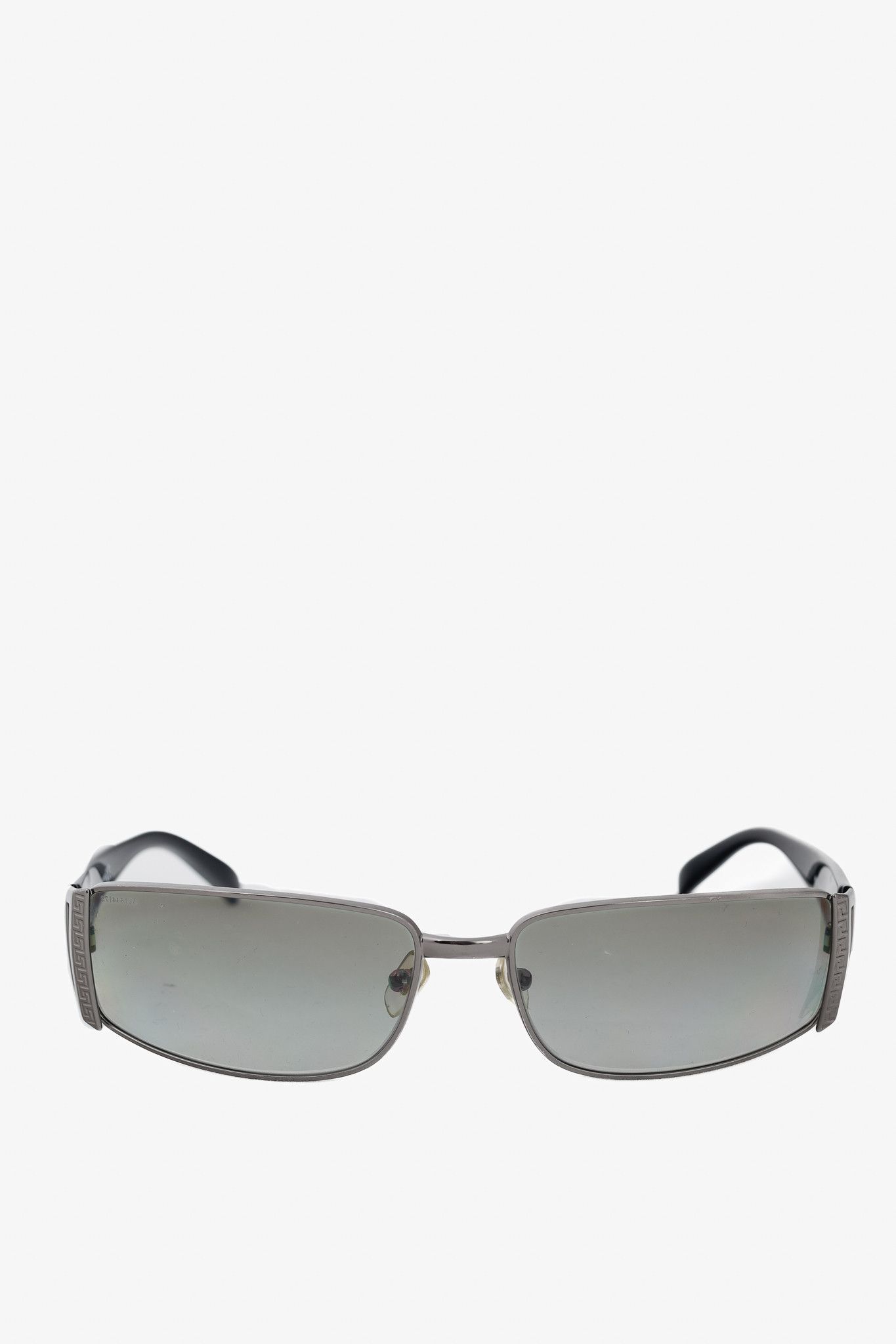 Versace Versace VE2021 Black Medusa-Temple Rectangle Sunglasses Size ONE SIZE - 2 Thumbnail