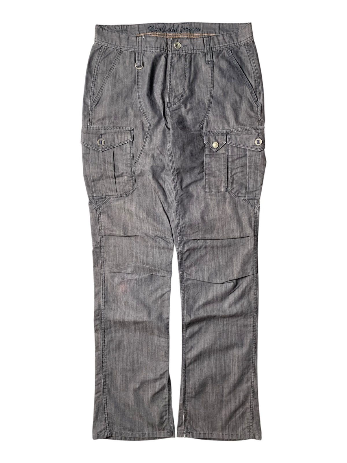 Japanese Brand 2000s Nicole Club For Men Bootcut Cargo Pants Size US 30 / EU 46 - 1 Thumbnail