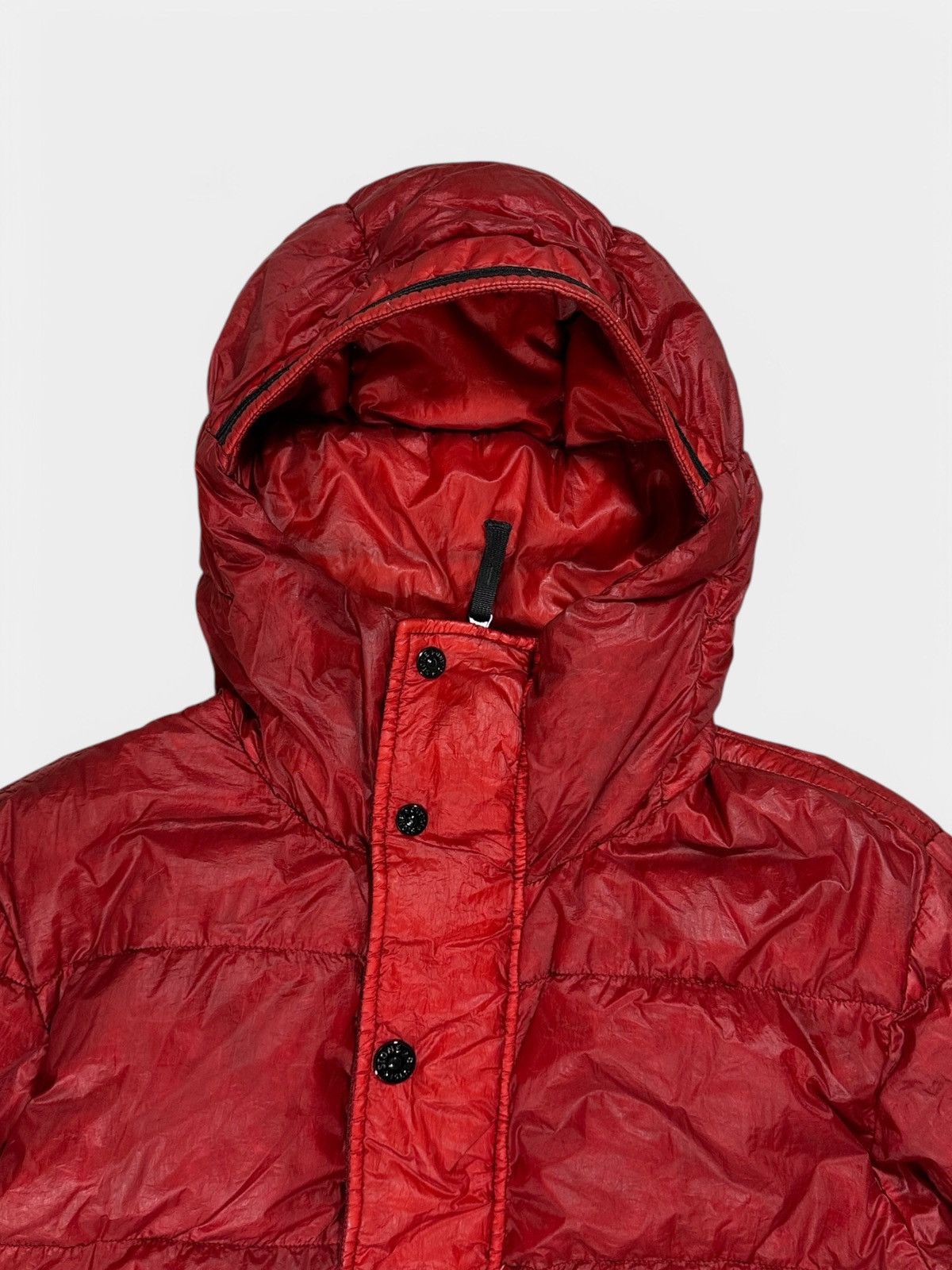 Stone Island Stone Island - AW11 Red Puffer / Down Jacket Size US L / EU 52-54 / 3 - 3 Thumbnail