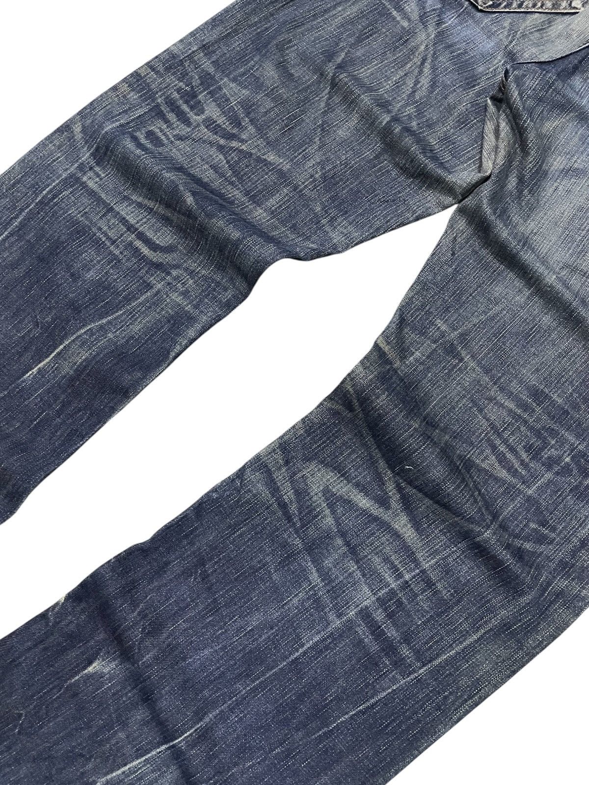 Edwin Rare Edwin 503 Flare Heavy Stitch Multi Colour Denim Jeans Size US 34 / EU 50 - 14 Thumbnail